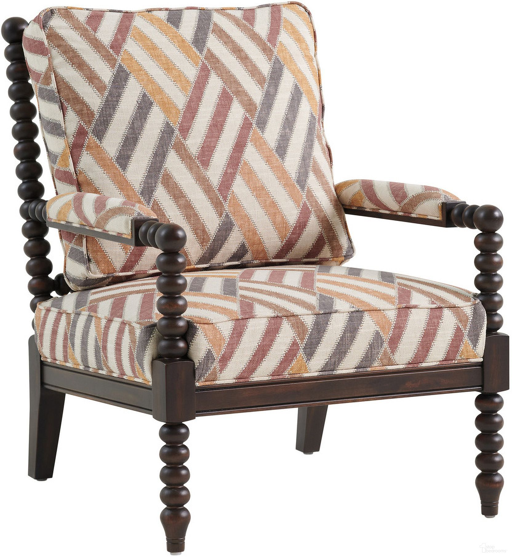 The appearance of Silverado Maarten Chair designed by Lexington in the traditional interior design. This multicolor piece of furniture was selected by 1StopBedrooms from Silverado Collection to add a touch of cosiness and style into your home. Sku: 1635-11-44.