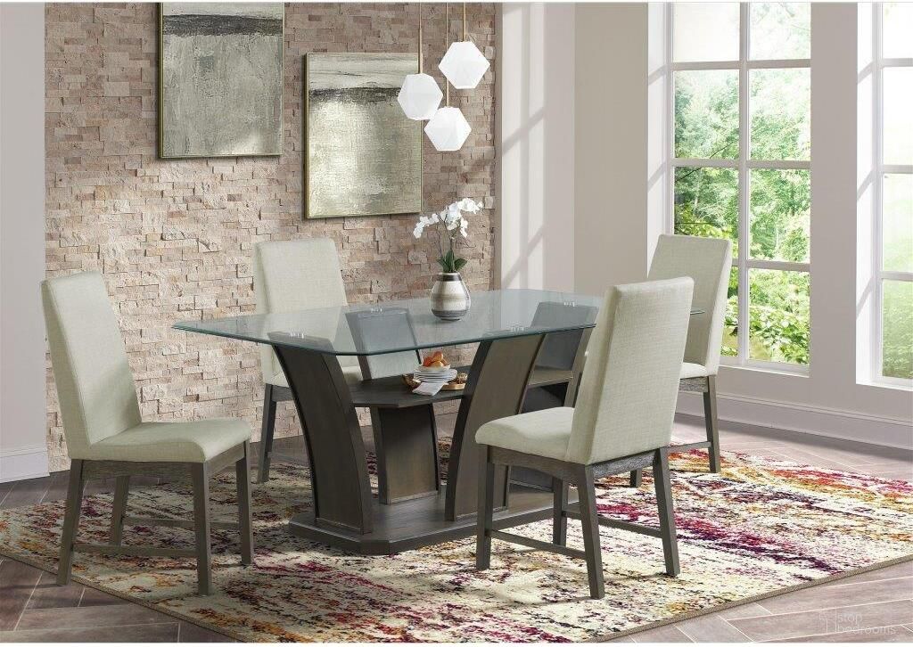 Simms Rectangular Dining Room Set In Walnut