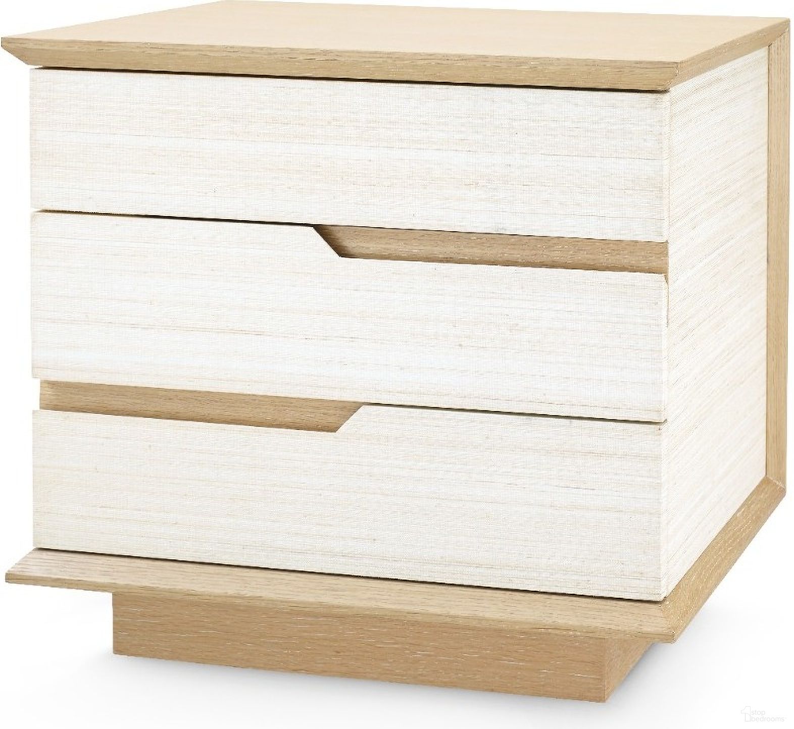The appearance of Simon 3-Drawer Side Table In Light Natural Shimmer designed by Villa & House in the transitional interior design. This light natural piece of furniture was selected by 1StopBedrooms from Simon Collection to add a touch of cosiness and style into your home. Sku: SMO-130-6209-99. Material: Wood.