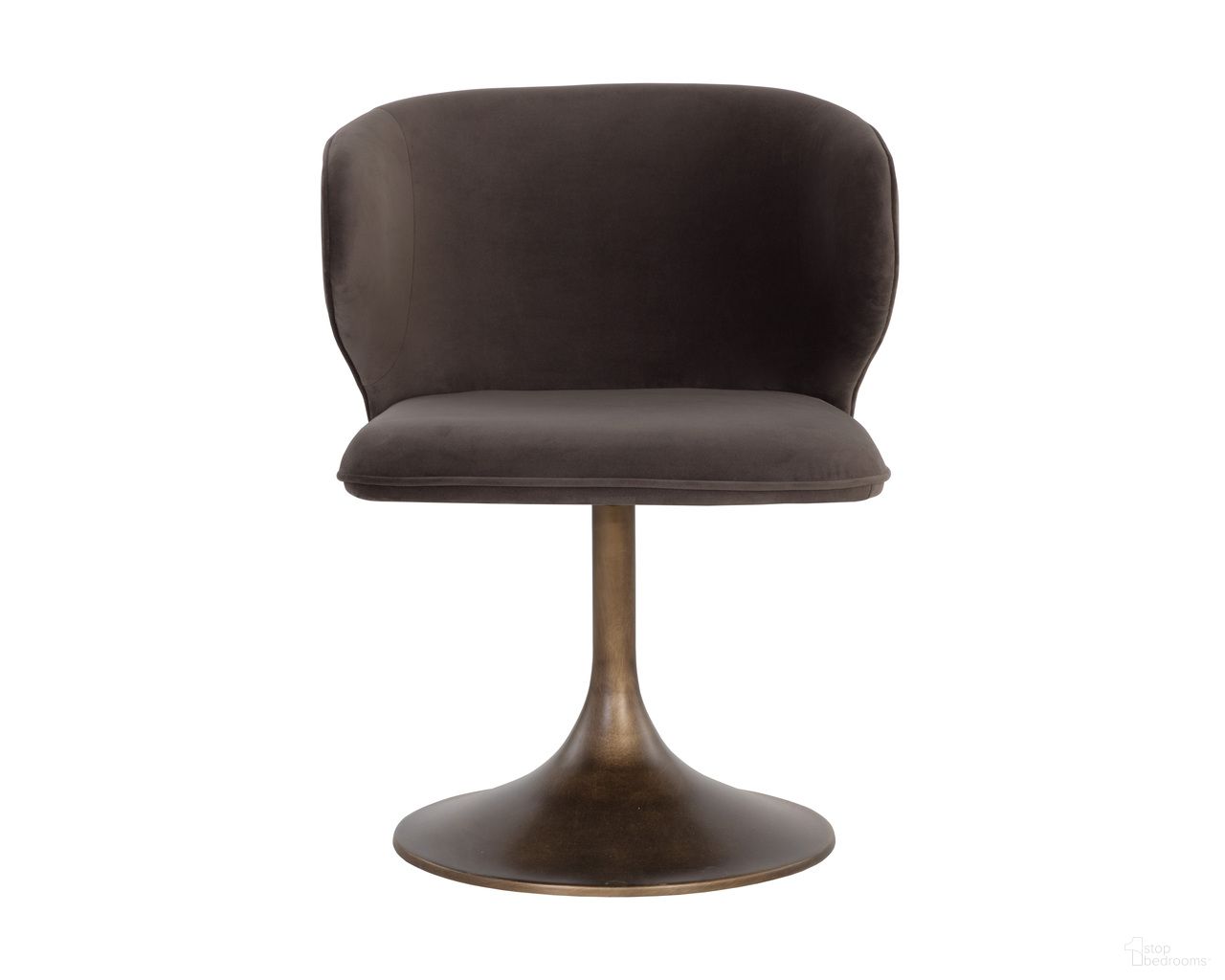 Simone Swivel Dining Chair In Meg Ash
