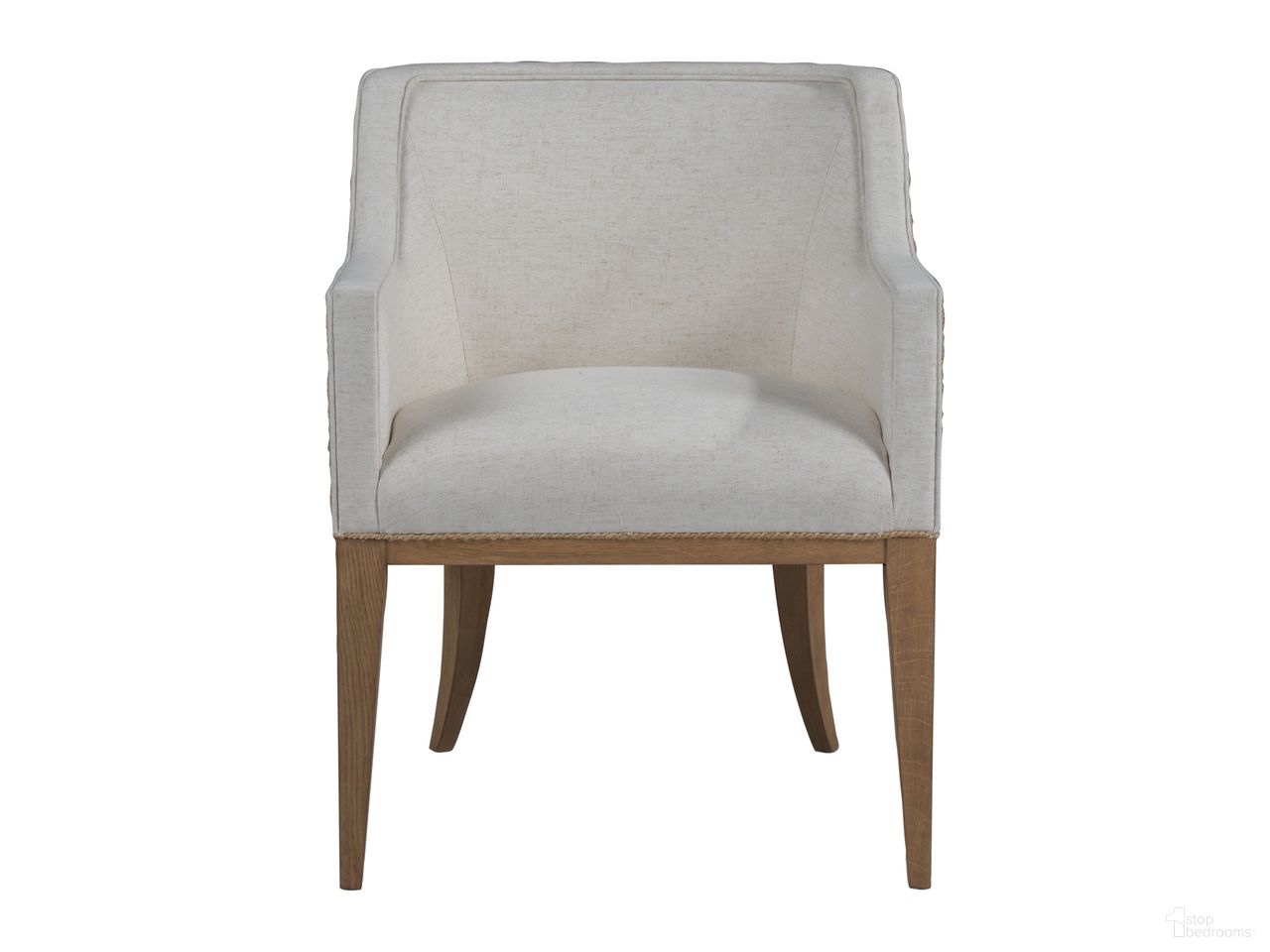 The appearance of Simpatico Simpatico Woven Arm Chair In Cream designed by Artistica Home in the traditional interior design. This cream piece of furniture was selected by 1StopBedrooms from Simpatico Collection to add a touch of cosiness and style into your home. Sku: 2370-883-01. Material: Fabric. Chair Type: Arm Chair.