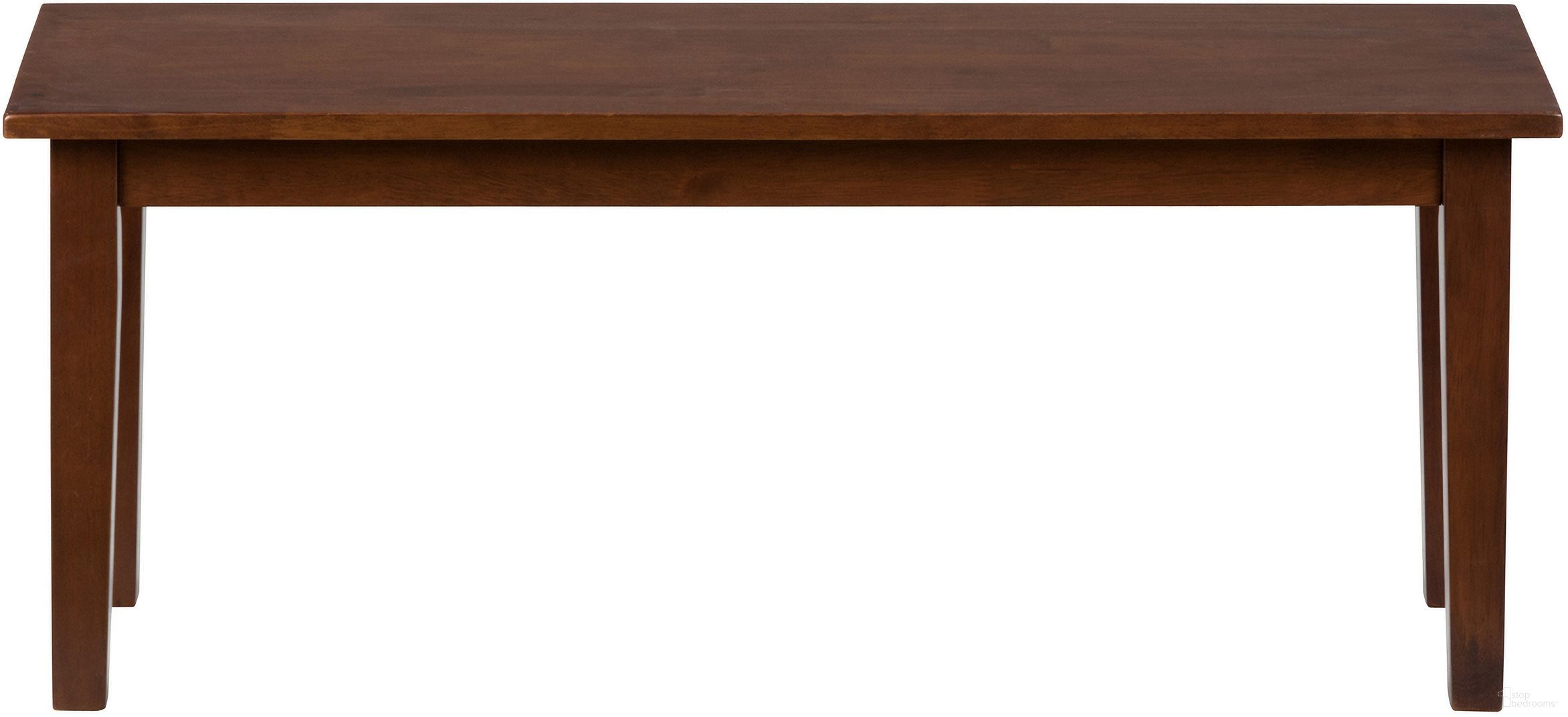The appearance of Simplicity 48 Inch Bench In Caramel designed by Jofran in the transitional interior design. This caramel piece of furniture was selected by 1StopBedrooms from Simplicity Collection to add a touch of cosiness and style into your home. Sku: 452-14KD. Material: Acacia.
