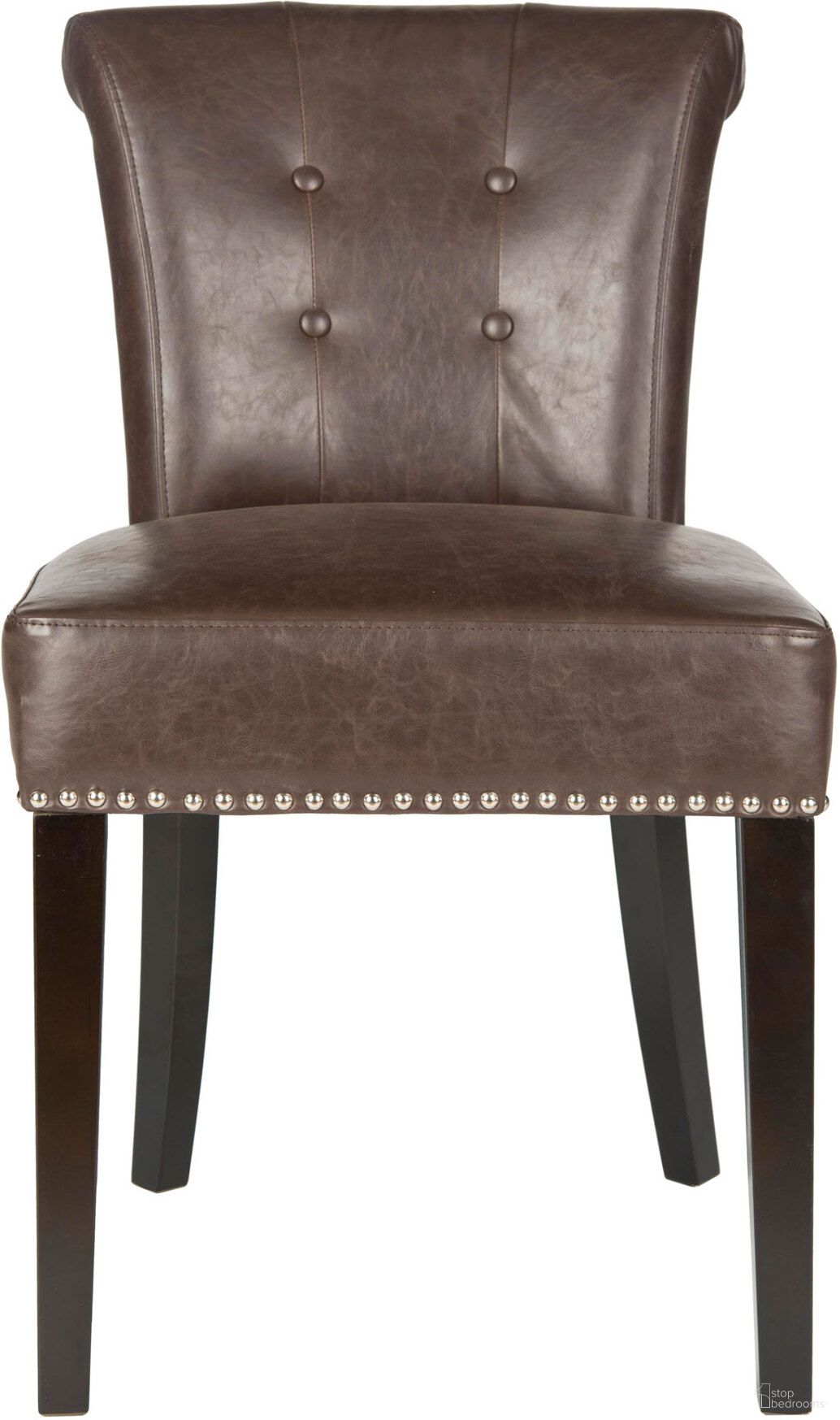 The appearance of Sinclair Antique Brown Ring Chair Set of 2 designed by Safavieh in the modern / contemporary interior design. This antique brown piece of furniture was selected by 1StopBedrooms from Sinclair Collection to add a touch of cosiness and style into your home. Sku: MCR4705C-SET2. Material: Stainless Steel. Chair Type: Side Chair.