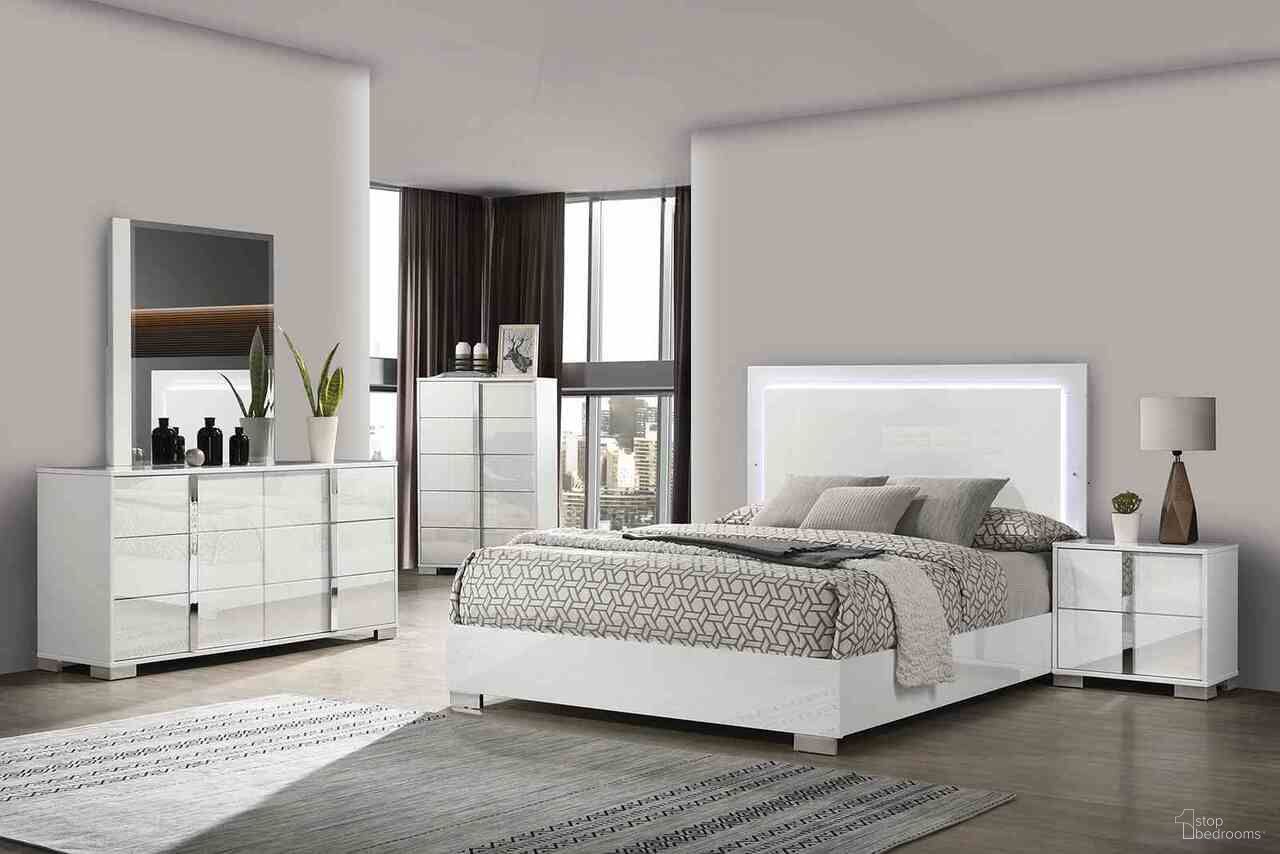 Sinistra Bedroom Set In White