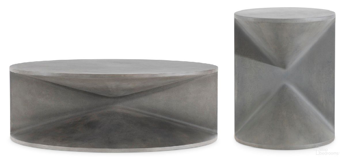 The appearance of Sintra Occasional Table Set In Grey designed by Bernhardt in the modern / contemporary interior design. This grey piece of furniture  was selected by 1StopBedrooms from Sintra Collection to add a touch of cosiness and style into your home. Sku: X11013;X11123. Material: Concrete.