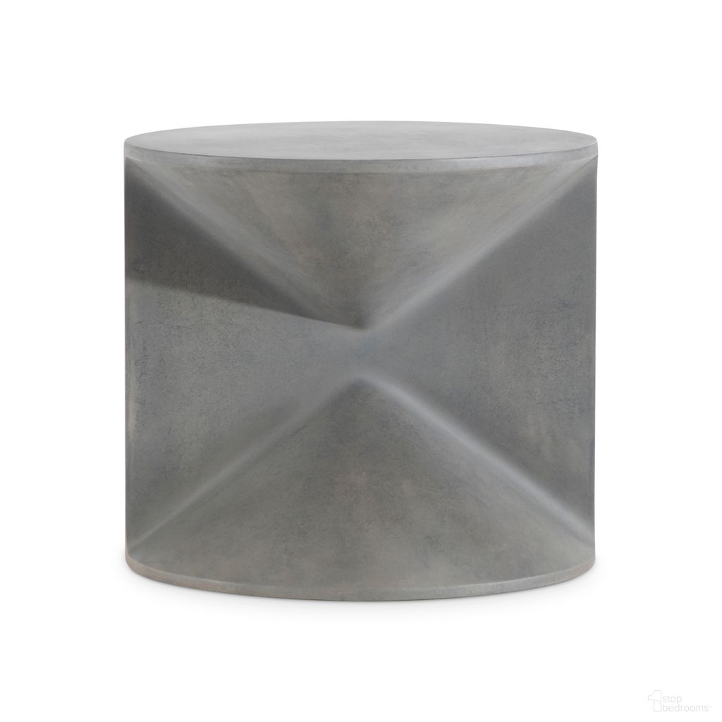 The appearance of Sintra Side Table In Grey designed by Bernhardt in the modern / contemporary interior design. This grey piece of furniture  was selected by 1StopBedrooms from Sintra Collection to add a touch of cosiness and style into your home. Sku: X11123. Material: Concrete.