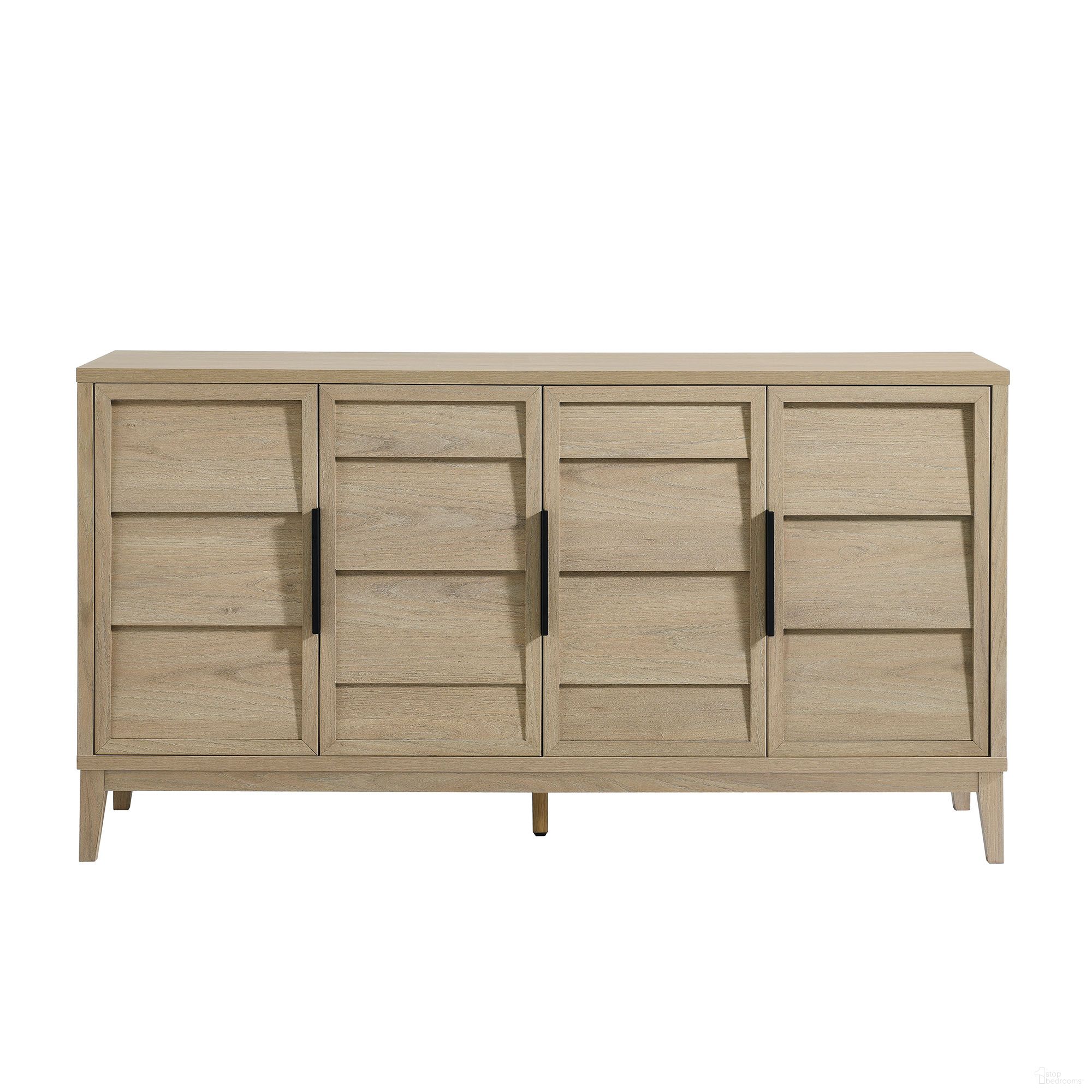 Sinya 4-Door Sideboard In Light Oak