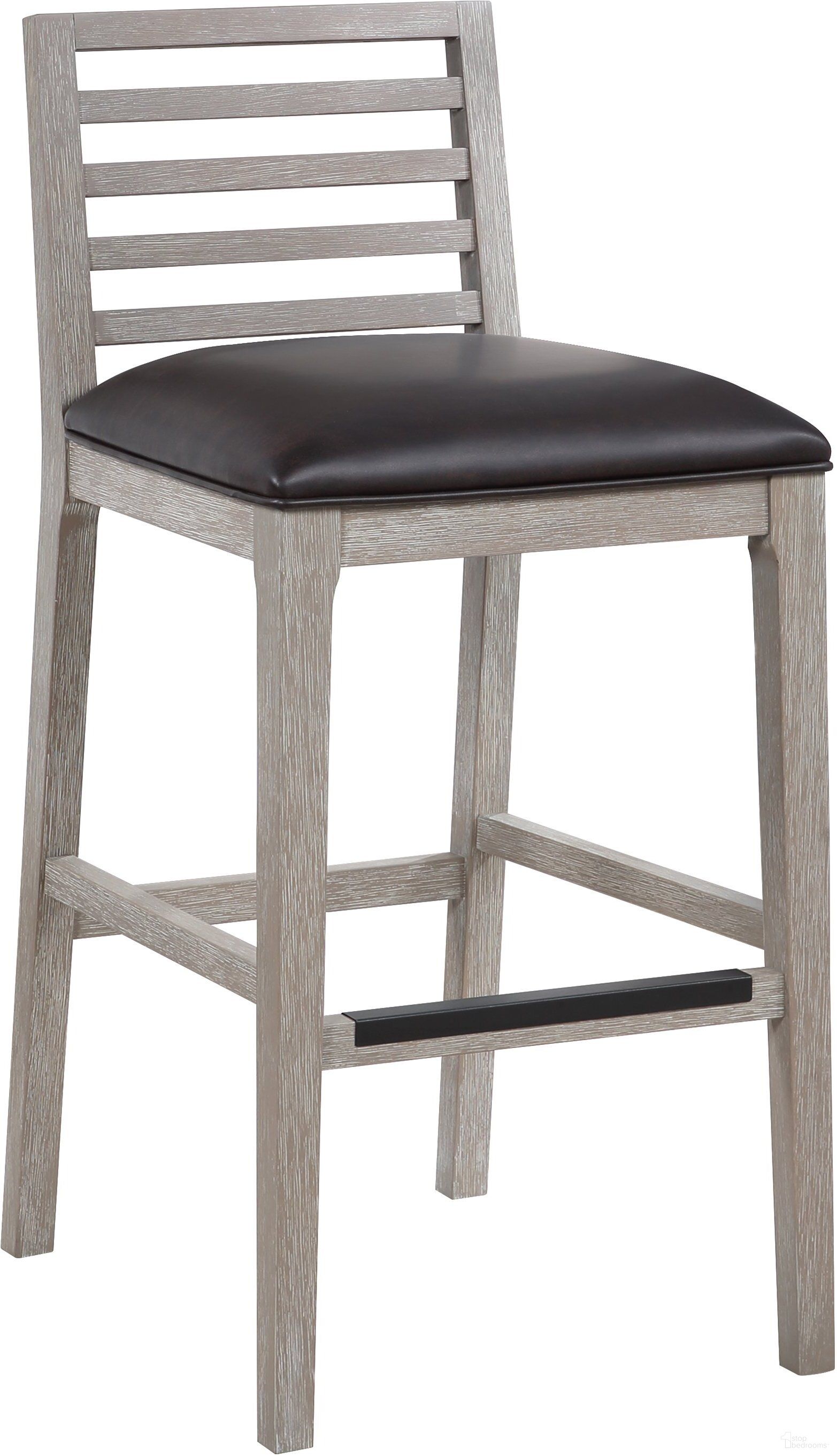 The appearance of Siri 30 Inch Wood Stool In Driftwood Grey designed by American Woodcrafters in the transitional interior design. This grey piece of furniture was selected by 1StopBedrooms from Siri Collection to add a touch of cosiness and style into your home. Sku: B2-266-30L. Material: Wood.