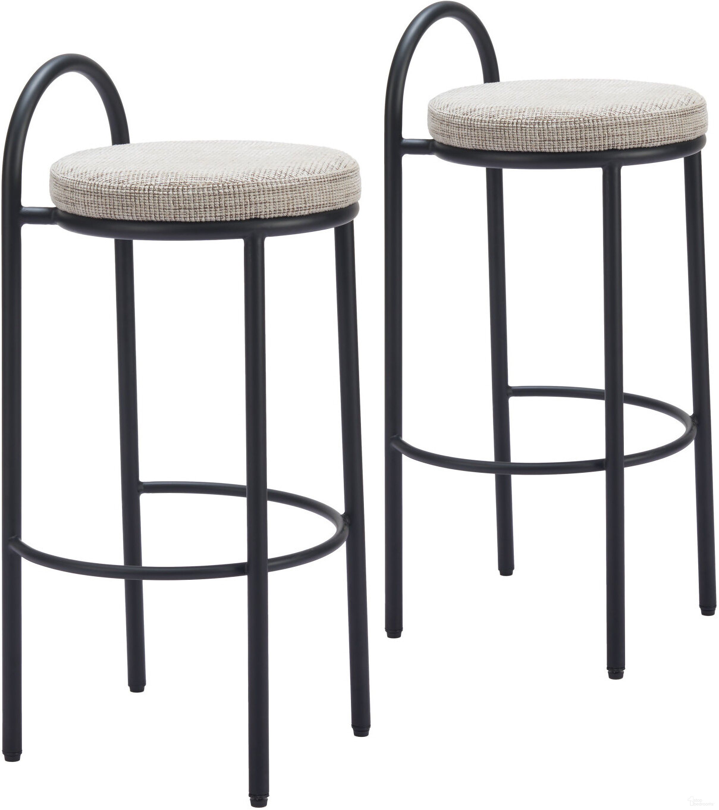 The appearance of Sisal Barstool Set of 2 In Beige Tweed designed by Zuo Modern in the modern / contemporary interior design. This beige piece of furniture was selected by 1StopBedrooms from Sisal Collection to add a touch of cosiness and style into your home. Sku: 110097. Material: Steel.