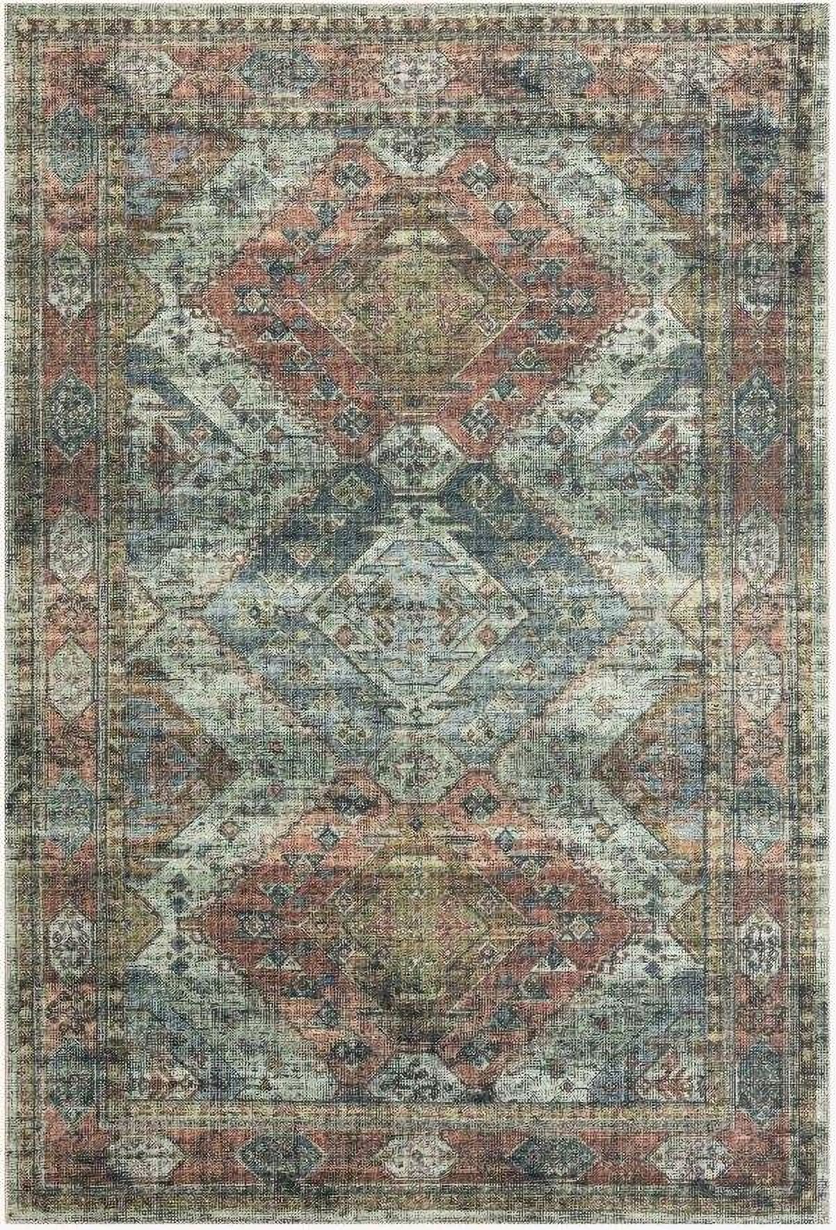 The appearance of Skye Apricot/Mist 1'6" x 1'6" Rug designed by Loloi Rugs in the traditional interior design. This apricot and mist piece of furniture was selected by 1StopBedrooms from Skye Collection to add a touch of cosiness and style into your home. Sku: SKYESKY-06APMI160S. Material: Polyester.