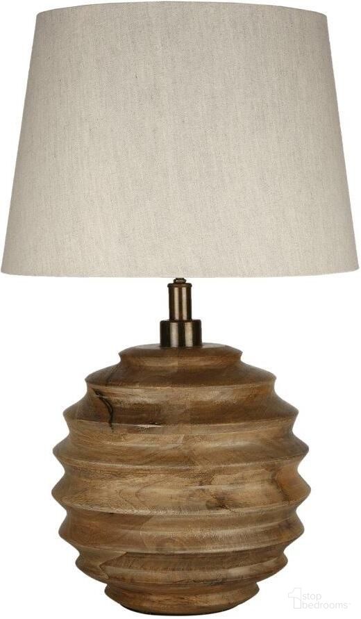The appearance of Skye Natural Lamp designed by LH Imports in the modern / contemporary interior design. This white and brown piece of furniture was selected by 1StopBedrooms from Skye Collection to add a touch of cosiness and style into your home. Sku: SKY001. Material: Wood.