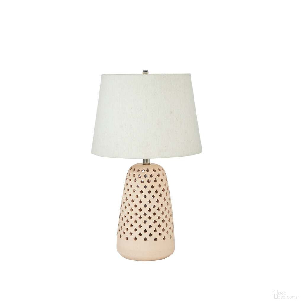 The appearance of Skye Taverna Table Lamp In Ivory designed by LH Imports in the bohemian interior design. This ivory piece of furniture was selected by 1StopBedrooms from Skye Collection to add a touch of cosiness and style into your home. Sku: SKY020. Material: Ceramic.
