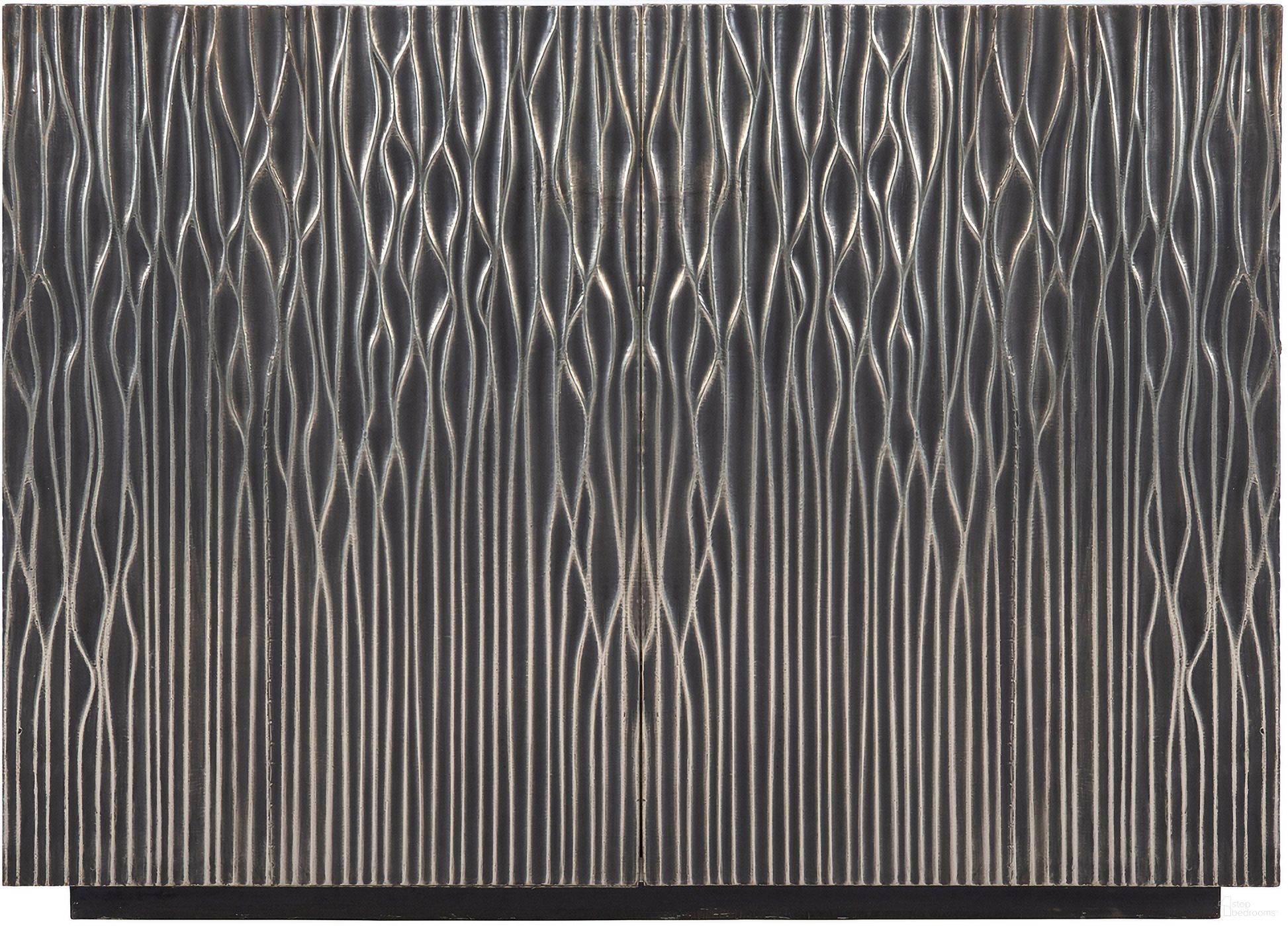 The appearance of Skylar Door Chest designed by Bernhardt in the transitional interior design. This antique silver piece of furniture was selected by 1StopBedrooms from Skylar Collection to add a touch of cosiness and style into your home. Sku: 301118. Material: Wood.