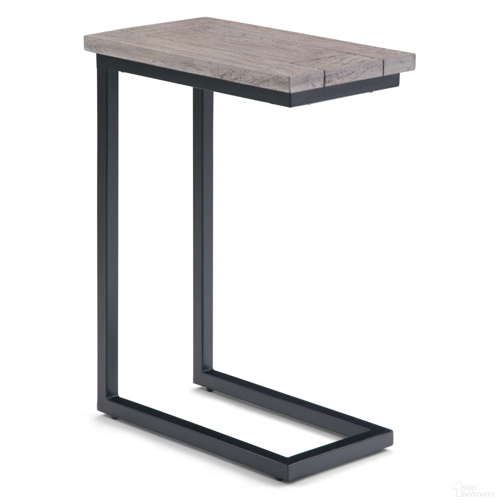 The appearance of Skyler Solid Mango and Metal C Side Table In Birch and Black designed by Simpli Home in the industrial interior design. This birch/black piece of furniture  was selected by 1StopBedrooms from Skyler Collection to add a touch of cosiness and style into your home. Sku: 3AXCSKY-09BI. Material: Mango Wood.