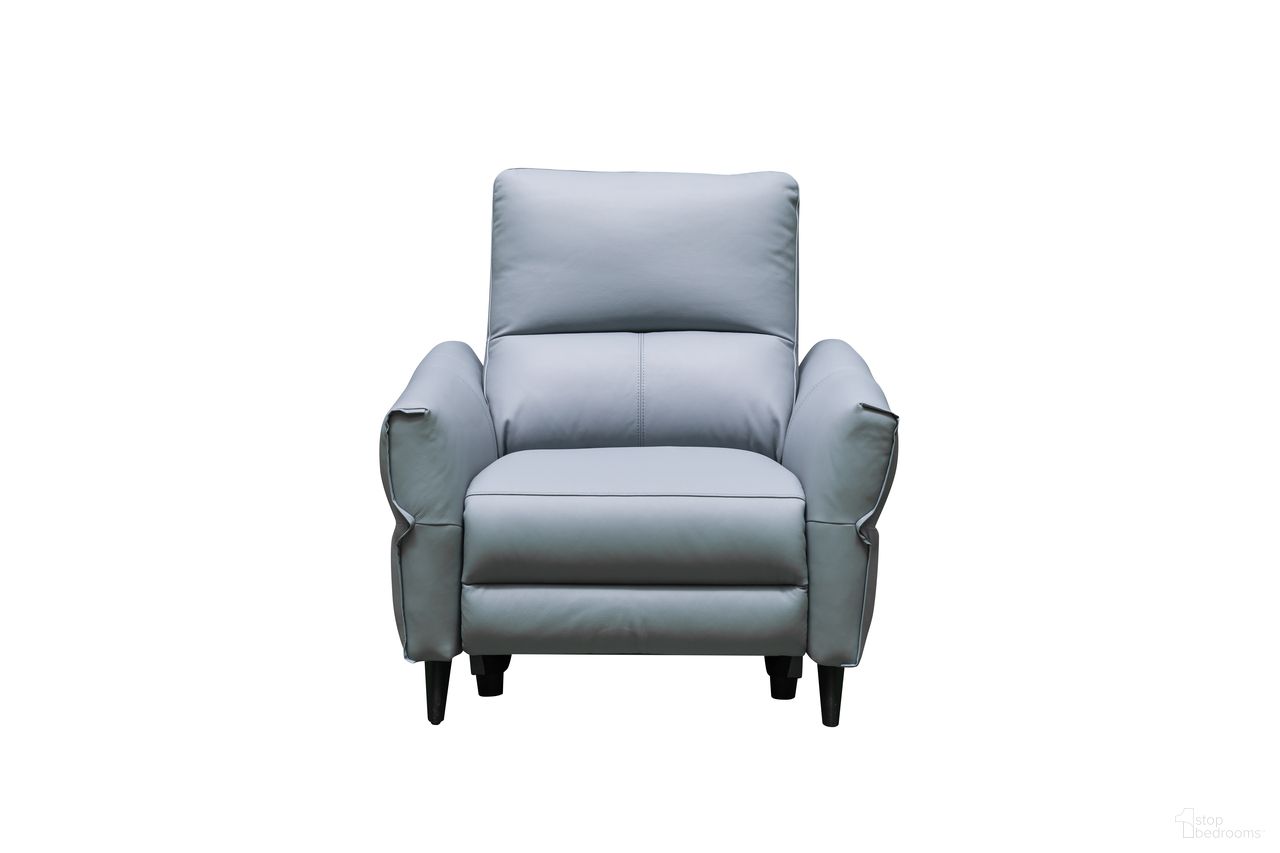 The appearance of Skyline Leather Power Reclining Chair In Blue designed by Klaussner Home Furnishings in the modern / contemporary interior design. This blue piece of furniture was selected by 1StopBedrooms from Skyline Collection to add a touch of cosiness and style into your home. Sku: SH189-1.25RP1. Material: Top Grain Leather.