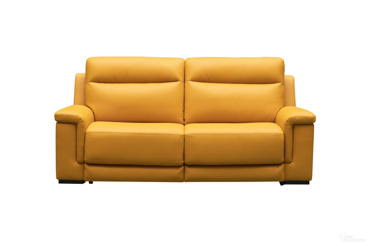 The appearance of Skyline Queen Sleeper Sofa Bed In Lemon Yellow designed by Klaussner Home Furnishings in the modern / contemporary interior design. This lemon yellow piece of furniture was selected by 1StopBedrooms from Skyline Collection to add a touch of cosiness and style into your home. Sku: KLA-SKY-H0728+2.5SB-N88LEMONYELLOW. Material: Leather.