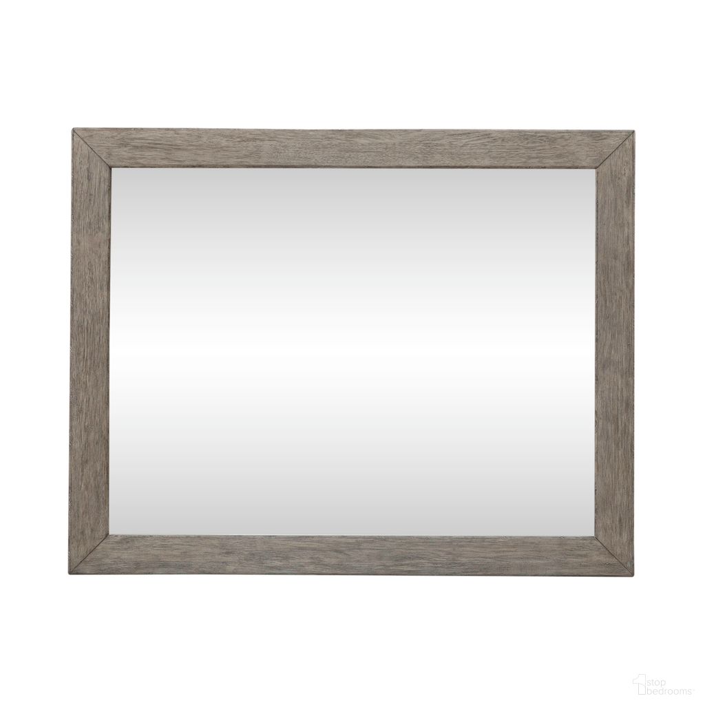 The appearance of Skyview Lodge Landscape Mirror In Brown designed by Liberty in the transitional interior design. This brown piece of furniture  was selected by 1StopBedrooms from Skyview Lodge Collection to add a touch of cosiness and style into your home. Sku: 906-BR51. Material: Rubberwood.