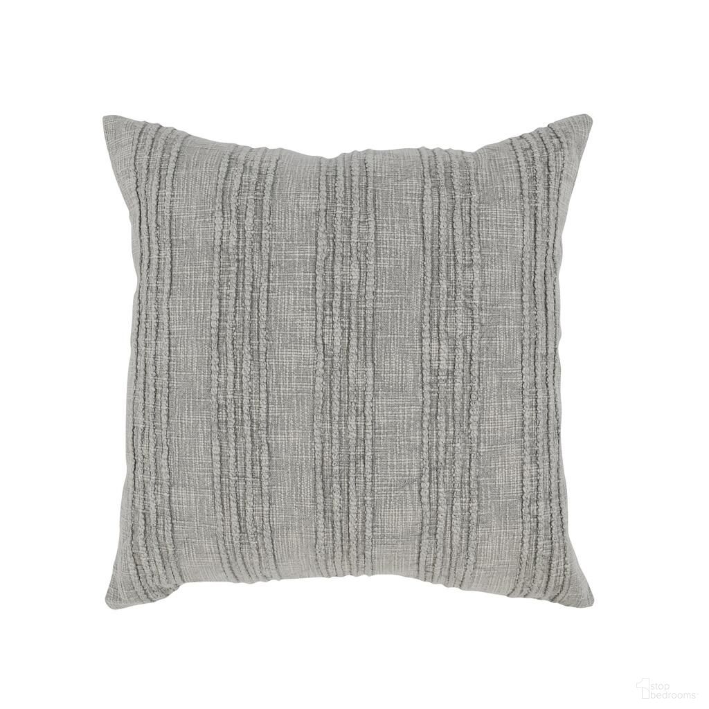 The appearance of SLD Gratitude 22 x 22 Inch Pillow In Gray designed by Classic Home in the transitional interior design. This gray piece of furniture was selected by 1StopBedrooms from Gratitude Collection to add a touch of cosiness and style into your home. Sku: V260029. Material: Cotton.