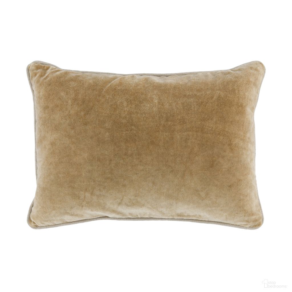 The appearance of SLD Heirloom Velvet 14 x 20 Inch Pillow In Wheat designed by Classic Home in the transitional interior design. This wheat piece of furniture was selected by 1StopBedrooms from Heirloom Velvet Collection to add a touch of cosiness and style into your home. Sku: V200068. Material: Cotton Velvet.