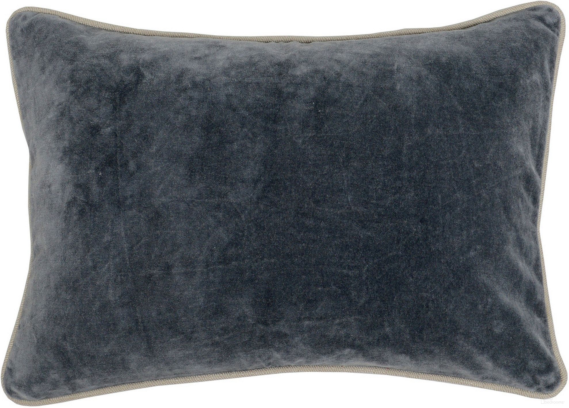 The appearance of SLD Heirloom Velvet 14x20 Pillow In Stone Grey designed by Classic Home in the transitional interior design. This stone grey piece of furniture was selected by 1StopBedrooms from Heirloom Velvet Collection to add a touch of cosiness and style into your home. Sku: V150766. Material: Cotton Velvet.