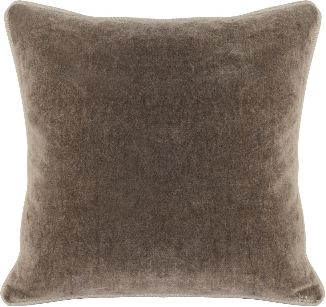 SLD HeirloomVelvet 18x18 Pillow In Desert
