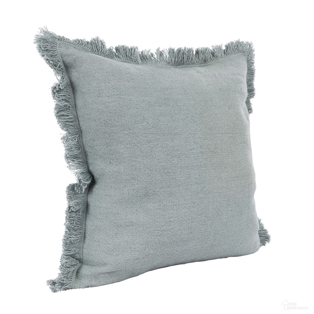 SLD Lauren 22 x 22 Inch Pillow In Aqua Blue