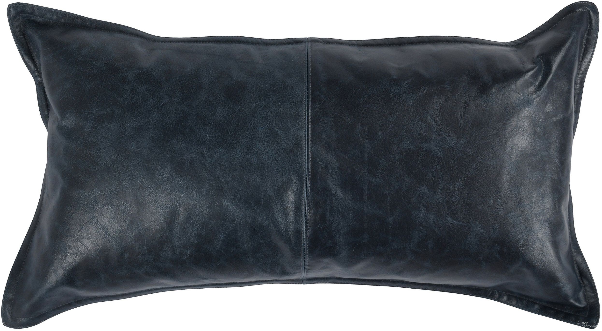 The appearance of SLD Leather Naval 14x26 Pillow In Nightfall Blue designed by Classic Home in the transitional interior design. This nightfall blue piece of furniture was selected by 1StopBedrooms from Soco Leather Collection to add a touch of cosiness and style into your home. Sku: V240094. Material: Genuine Leather.