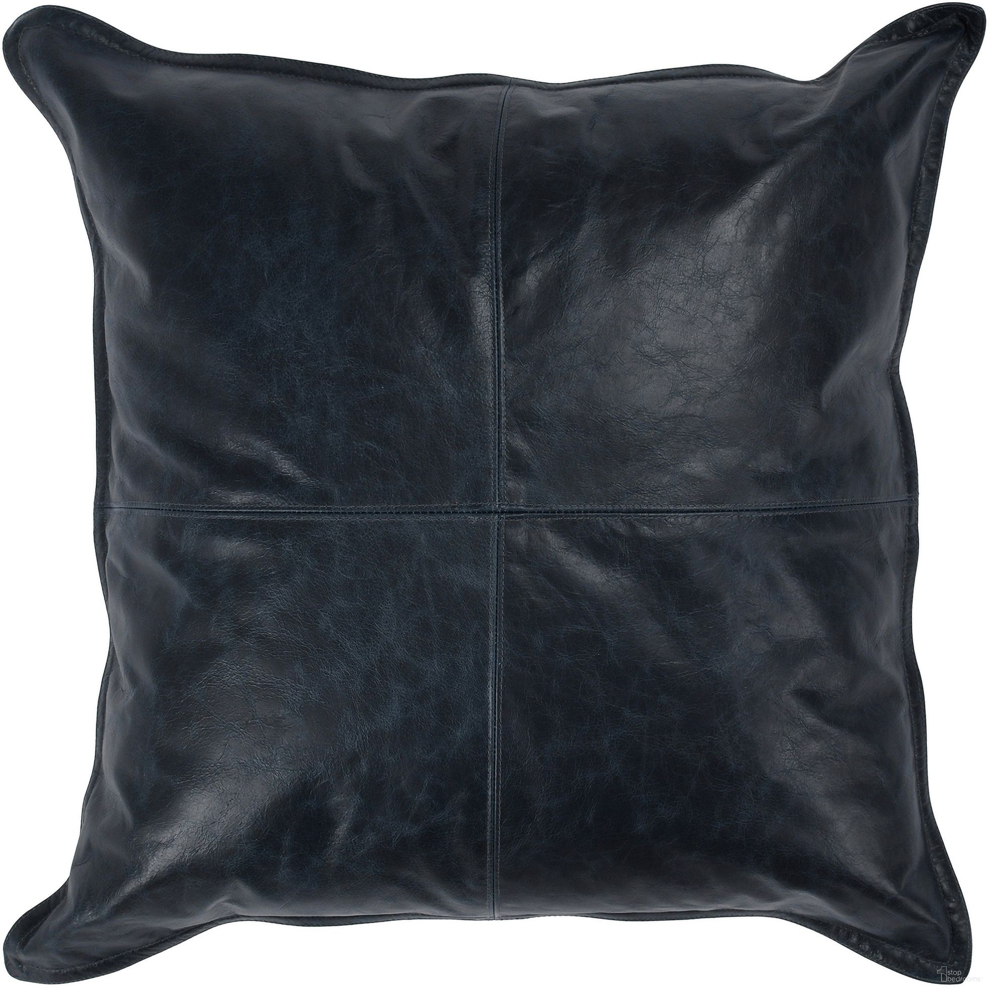 The appearance of SLD Leather Naval 22x22 Pillow In Nightfall Blue designed by Classic Home in the transitional interior design. This nightfall blue piece of furniture was selected by 1StopBedrooms from Soco Leather Collection to add a touch of cosiness and style into your home. Sku: V240095. Material: Genuine Leather.
