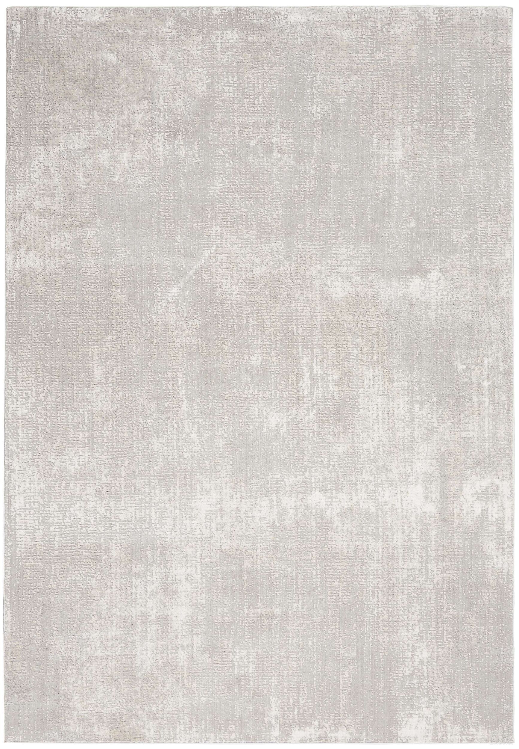 The appearance of Sleek Textures Ivory and Grey 3'11" x 5'11" Modern Area Rug designed by Nourison in the modern / contemporary interior design. This ivory and grey piece of furniture was selected by 1StopBedrooms from Sleek Textures Collection to add a touch of cosiness and style into your home. Sku: 99446711359. Material: Viscose.