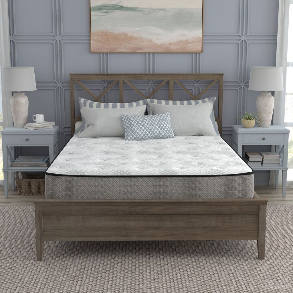 Sleep Inc. Sleep Solutions 10 Inch Full Medium Hybrid Mattress In White