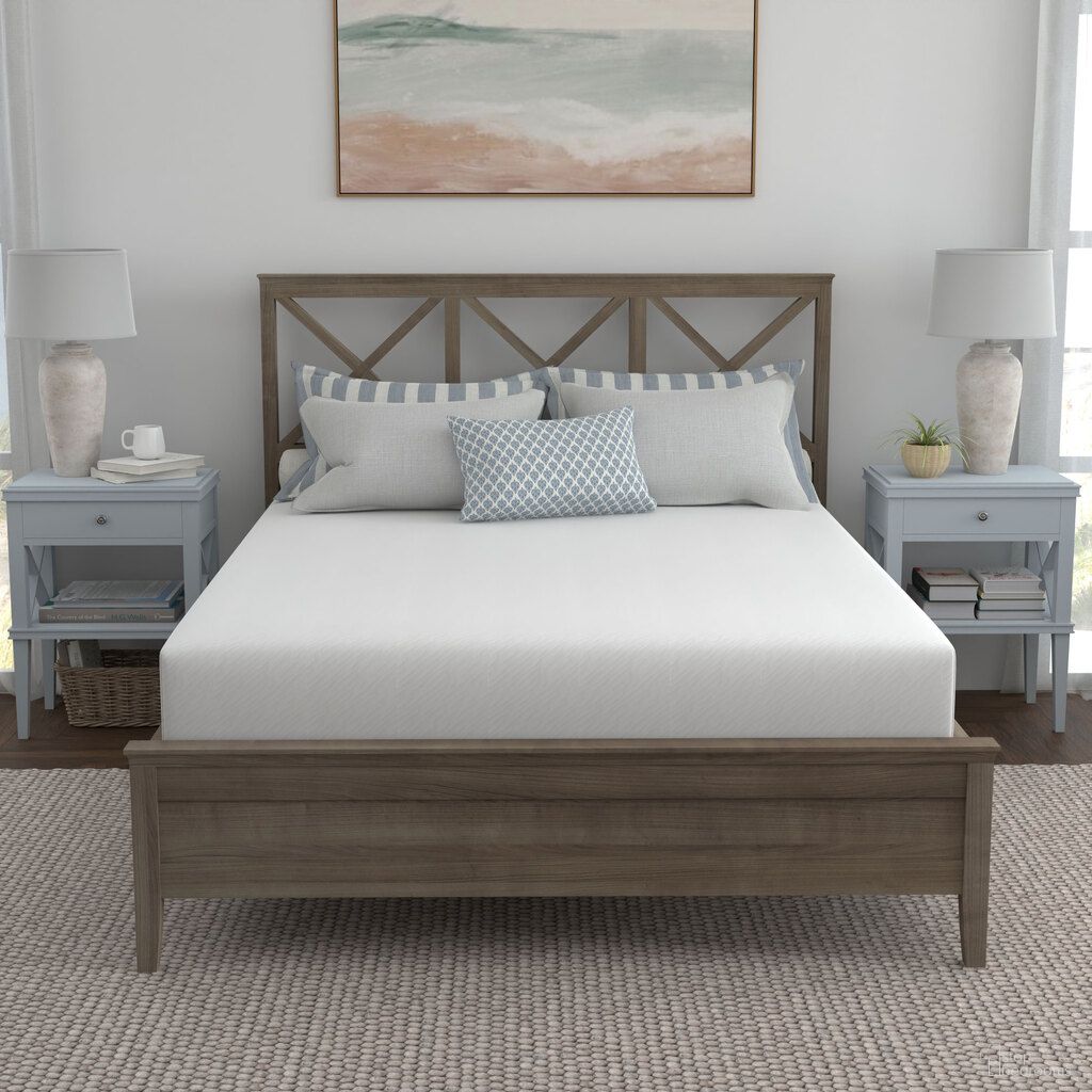 Sleep Inc. Sleep Solutions 10 Inch King Plush Memory Foam Mattress In White