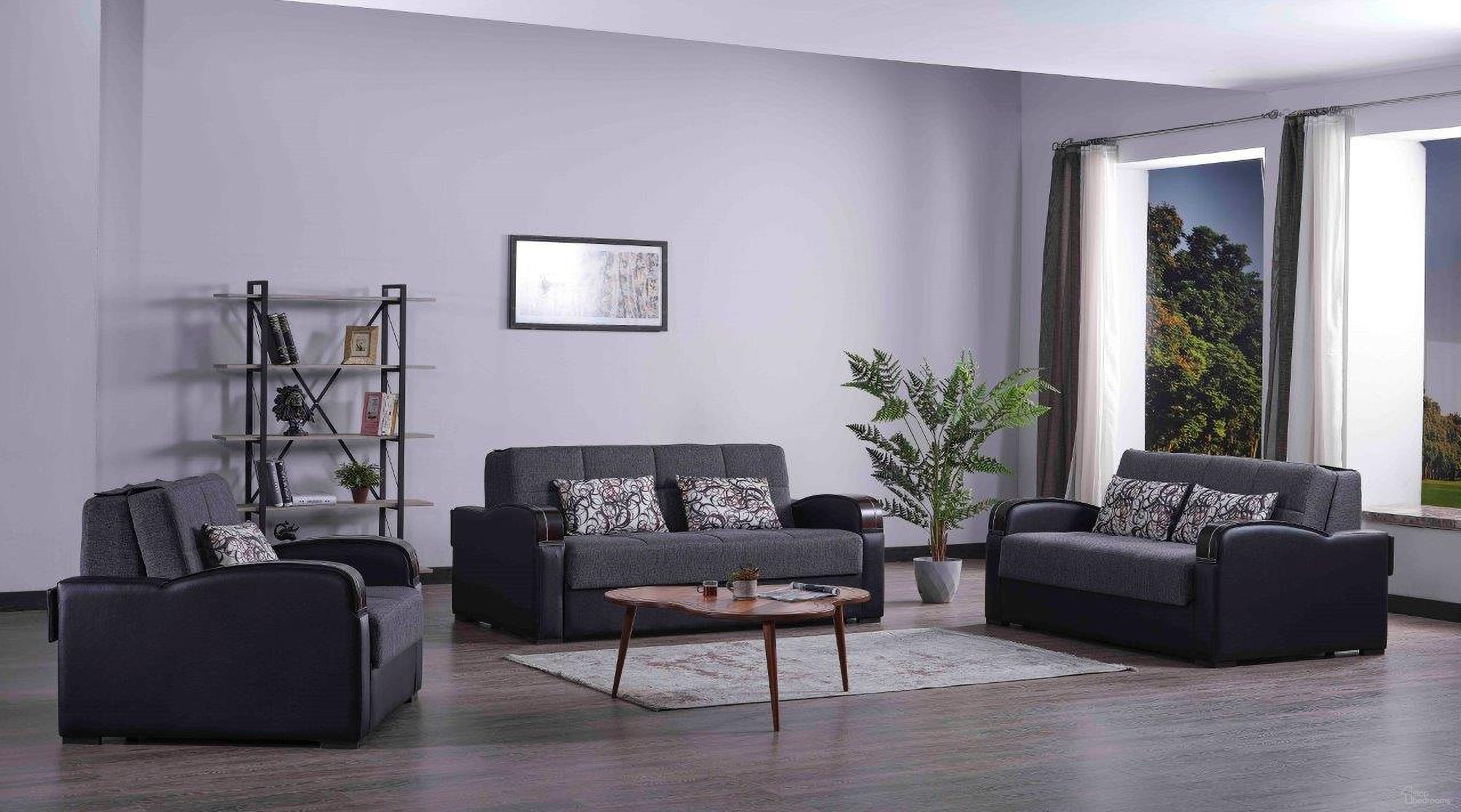 The appearance of Sleep Plus Upholstered Convertible Sofabed with Storage In Gray designed by Casamode in the modern / contemporary interior design. This gray piece of furniture was selected by 1StopBedrooms from Sleep Plus Collection to add a touch of cosiness and style into your home. Sku: SLP-SB-GY. Material: Chenille.