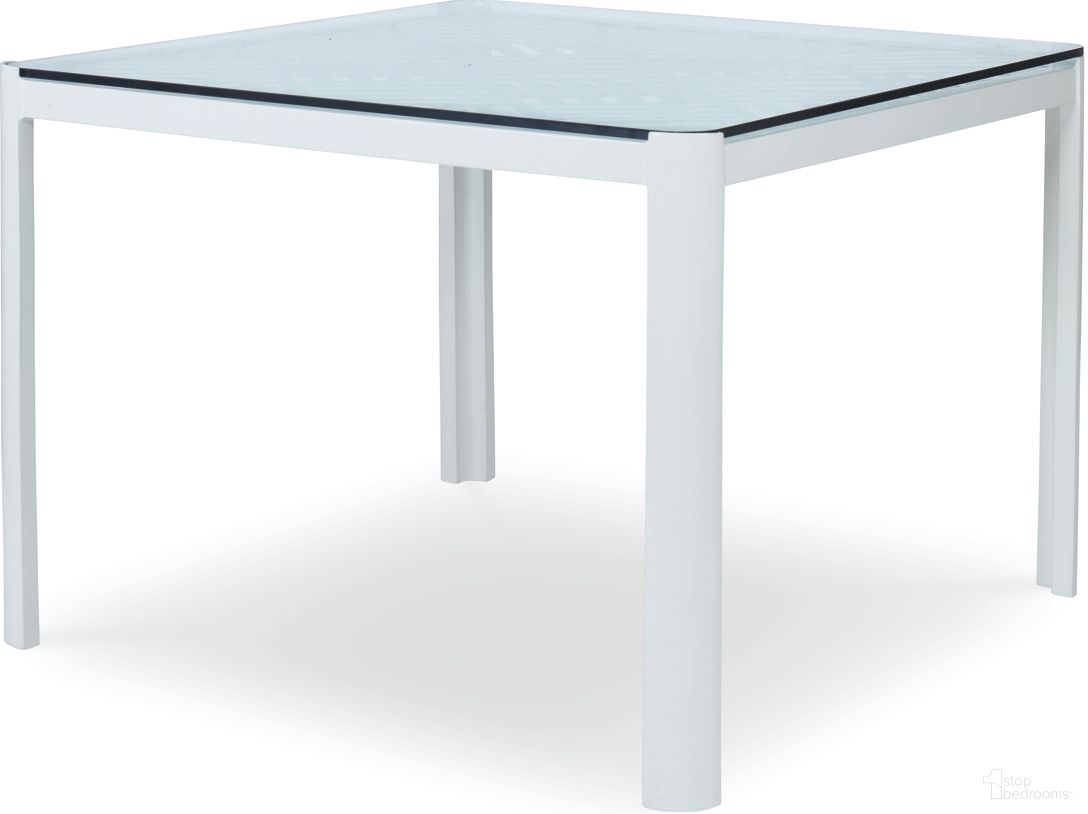 The appearance of Sloan Outdoor Dining Table In White designed by Century Furniture in the modern / contemporary interior design. This white piece of furniture was selected by 1StopBedrooms from Carrier and Company Outdoor Collection to add a touch of cosiness and style into your home. Sku: C7-D79-4010B;C7-D79-4010T. Table Base Style: Legs. Table Top Shape: Square. Material: Aluminum.