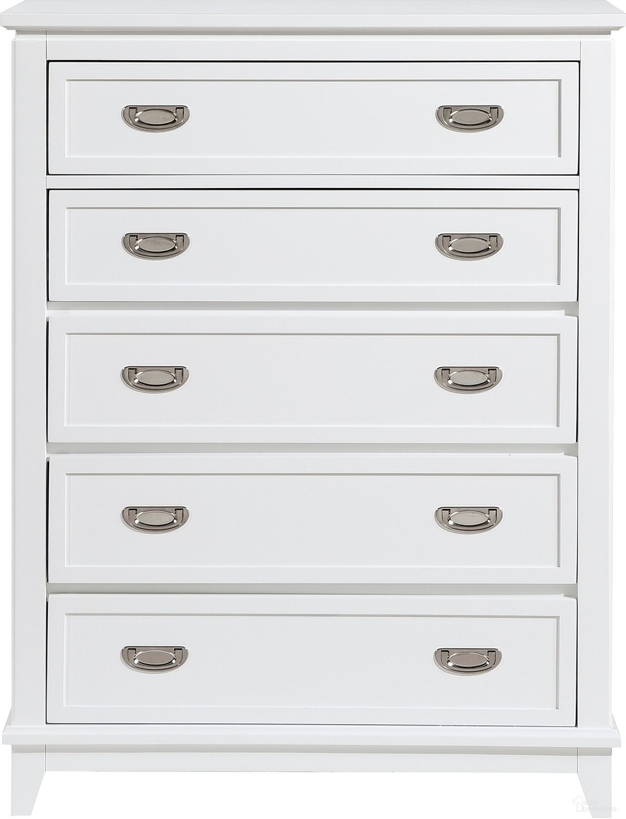 The appearance of Sloane Chest In White designed by Homelegance in the traditional interior design. This white piece of furniture was selected by 1StopBedrooms from Sloane Collection to add a touch of cosiness and style into your home. Sku: B2024WH-9. Material: Wood.
