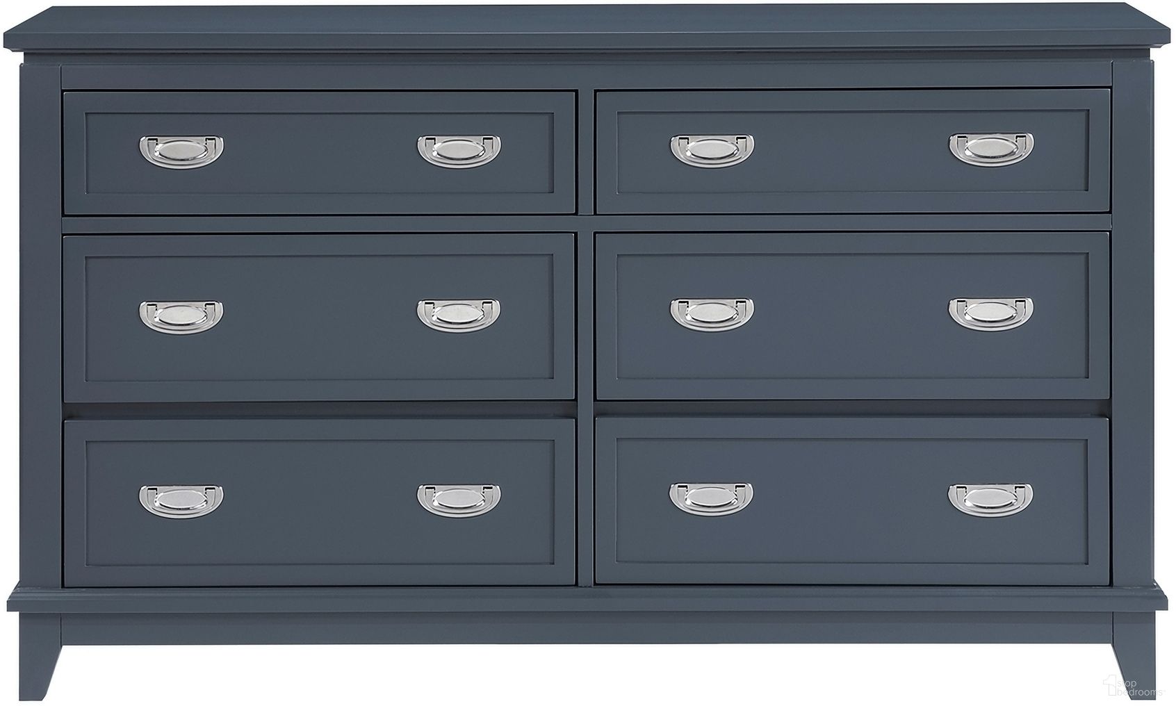 The appearance of Sloane Dresser In Blue designed by Homelegance in the traditional interior design. This blue piece of furniture was selected by 1StopBedrooms from Sloane Collection to add a touch of cosiness and style into your home. Sku: B2024BU-5. Material: Wood.