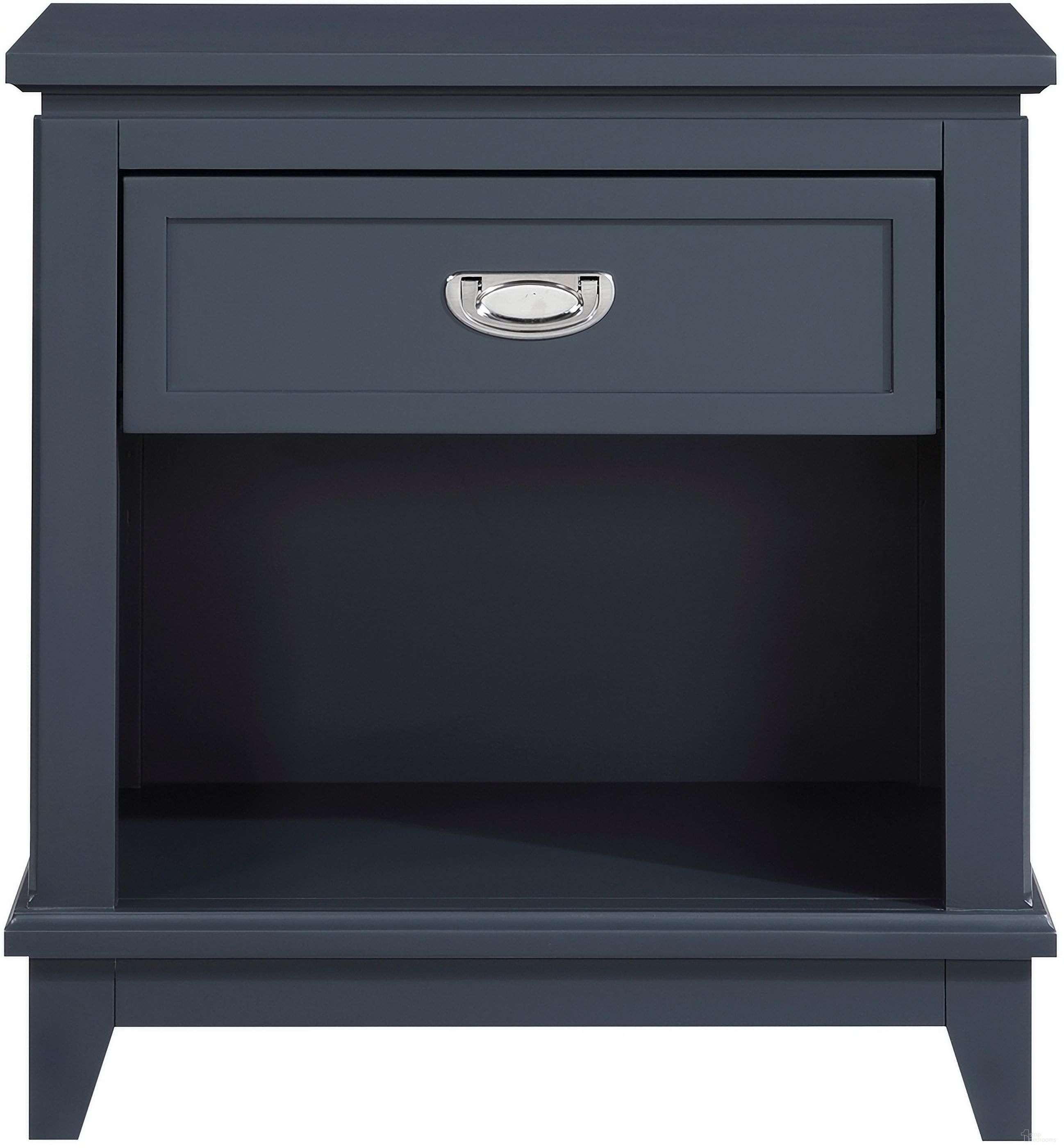 The appearance of Sloane Night Stand In Blue designed by Homelegance in the traditional interior design. This blue piece of furniture was selected by 1StopBedrooms from Sloane Collection to add a touch of cosiness and style into your home. Sku: B2024BU-4. Material: Wood.