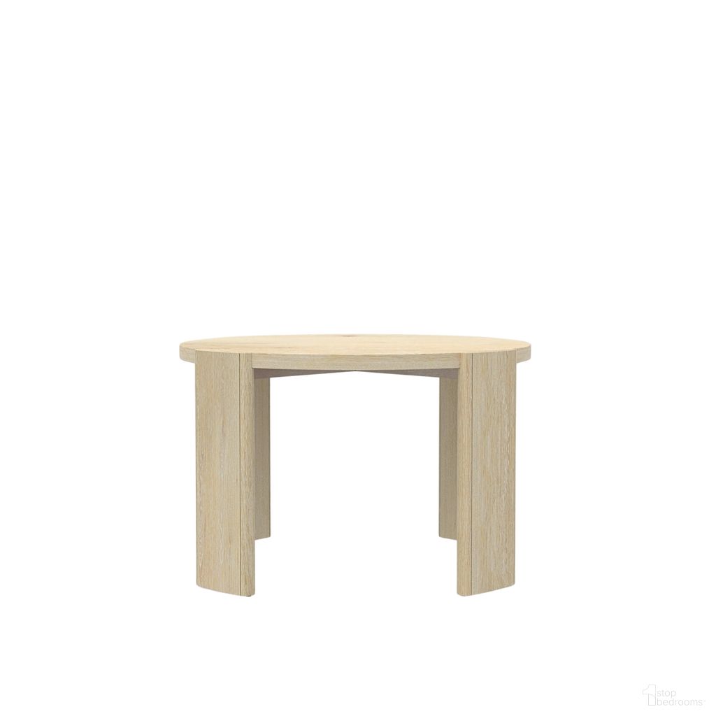 The appearance of Sloane Round Dining Table In Driftwood designed by Alpine in the country / farmhouse interior design. This driftwood piece of furniture was selected by 1StopBedrooms from Sloane Collection to add a touch of cosiness and style into your home. Sku: 3966-25. Table Base Style: Pedestal. Table Top Shape: Round. Size: 47". Material: Solid Rubberwood.