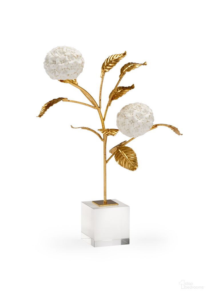 The appearance of Small Hydrangea On Stand In Cream and Gold designed by Chelsea House in the modern / contemporary interior design. This cream/gold piece of furniture was selected by 1StopBedrooms from Chelsea House Misc Collection to add a touch of cosiness and style into your home. Sku: 383614. Material: Iron.