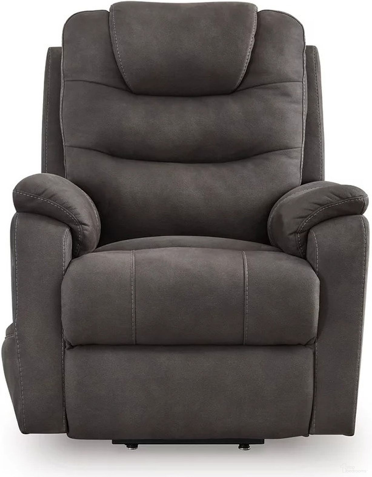 The appearance of Snowfield Power Lift Recliner In Gunmetal designed by Signature Design by Ashley in the modern / contemporary interior design. This gunmetal piece of furniture was selected by 1StopBedrooms from Snowfield Collection to add a touch of cosiness and style into your home. Sku: 1760912. Material: Fabric.