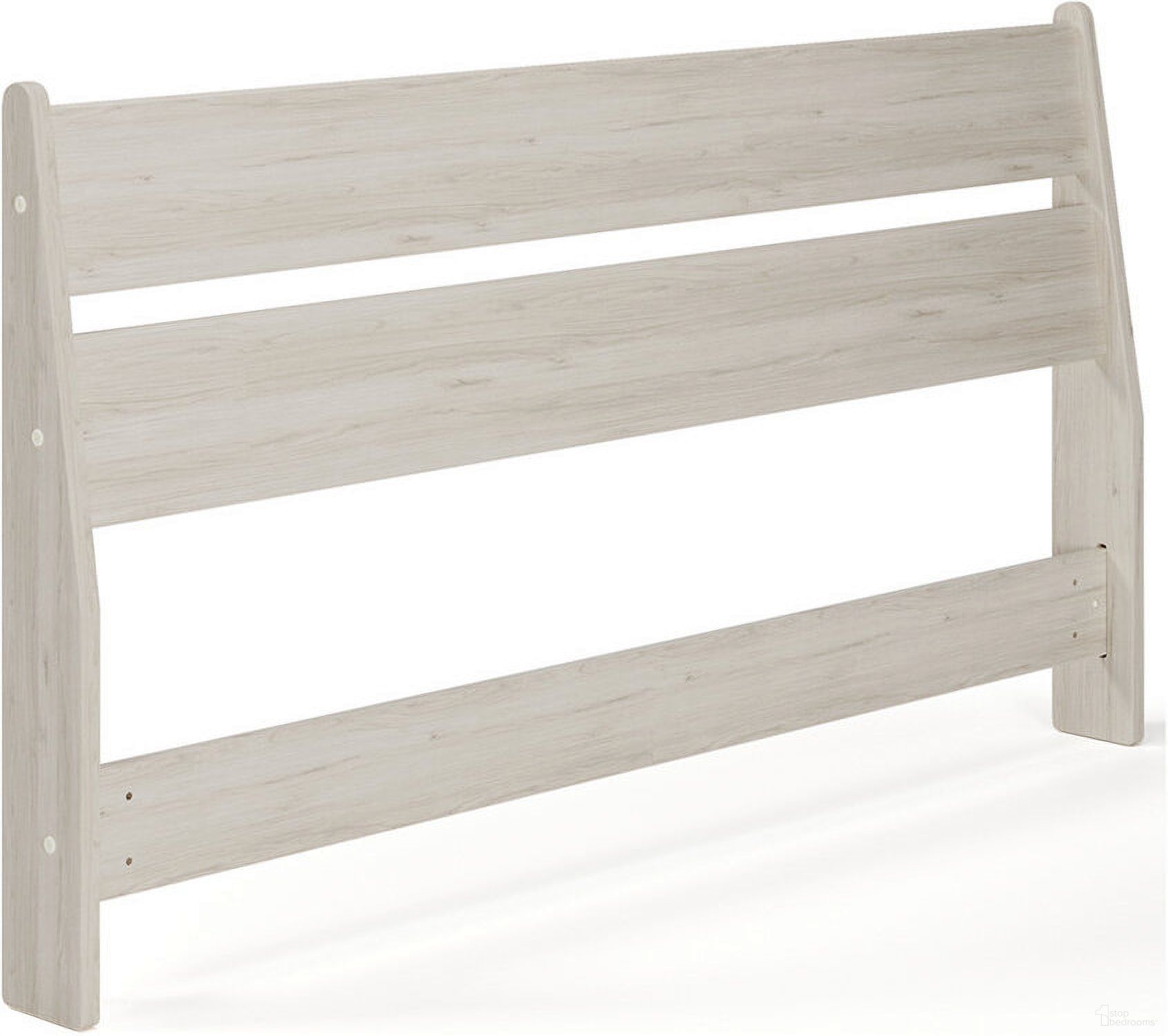 The appearance of Socalle Light Natural Queen Panel Headboard Only designed by Signature Design by Ashley in the transitional interior design. This light natural piece of furniture  was selected by 1StopBedrooms from Socalle Collection to add a touch of cosiness and style into your home. Sku: EB1864-157. Material: Wood. Bed Size: Queen.