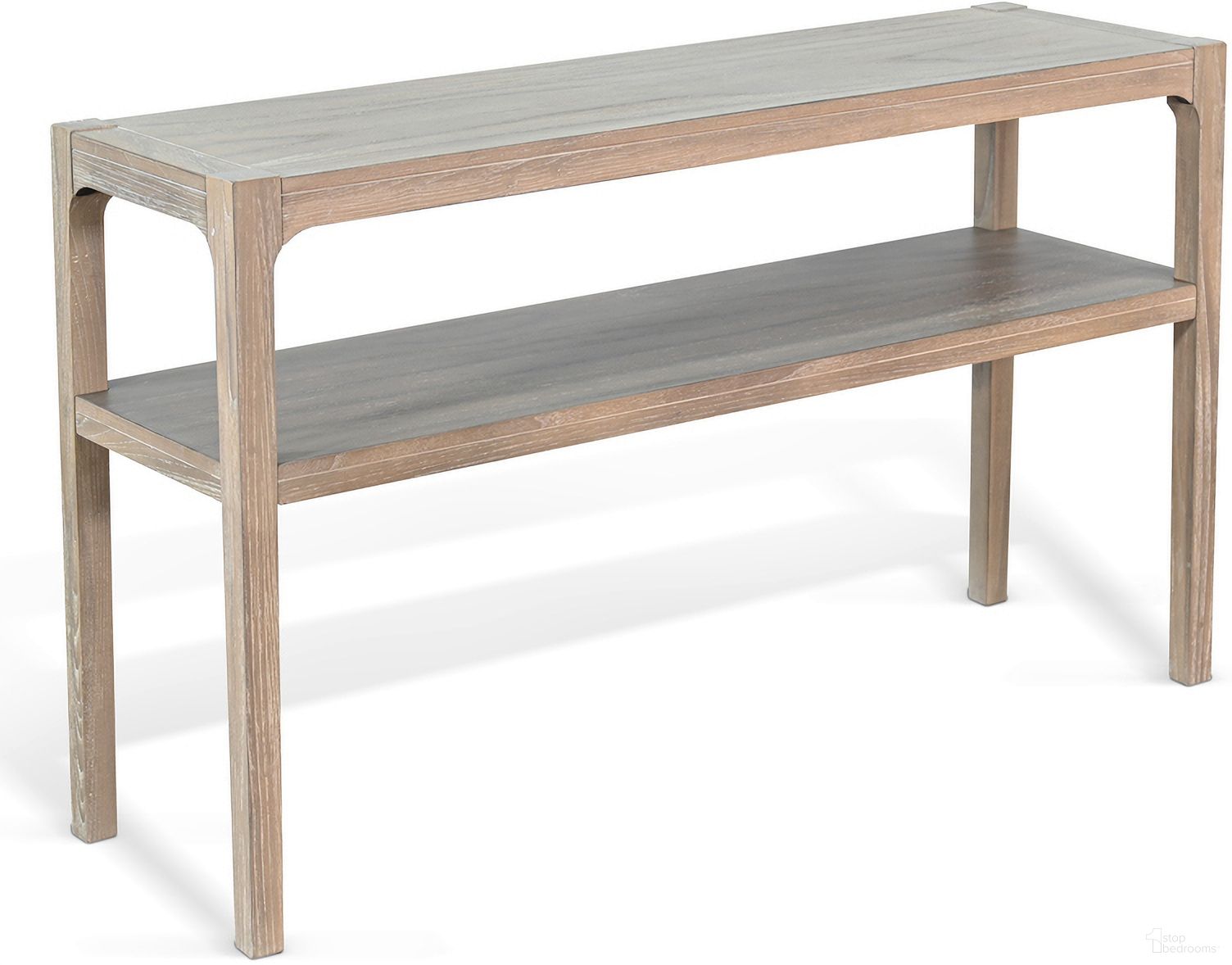 The appearance of Sofa Table In Wheat designed by Sunny Designs in the coastal interior design. This wheat piece of furniture  was selected by 1StopBedrooms from 3194 Collection to add a touch of cosiness and style into your home. Sku: 3194WE-S. Material: Solid Wood.