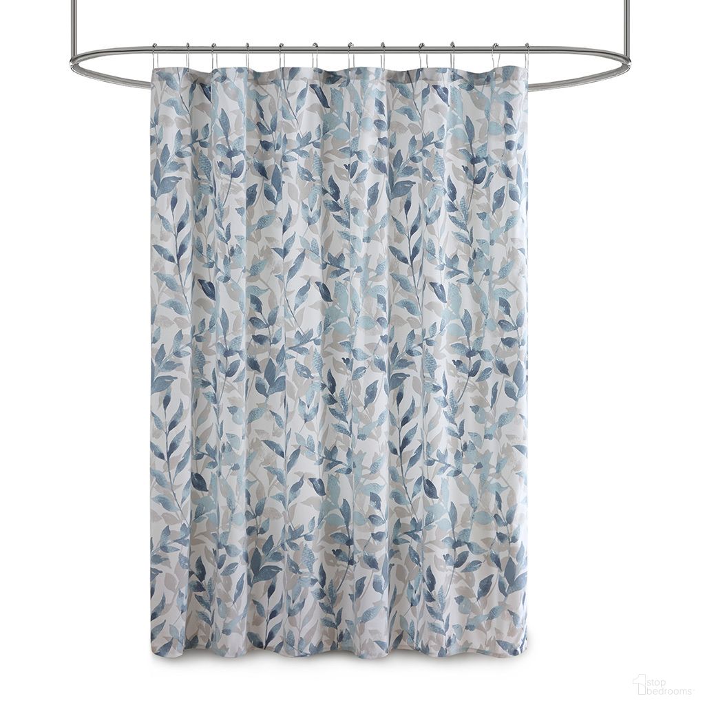 The appearance of Sofia Botanical Printed Shower Curtain In Blue designed by Olliix in the modern / contemporary interior design. This blue piece of furniture was selected by 1StopBedrooms from Sofia Collection to add a touch of cosiness and style into your home. Sku: MPE70-872. Material: Microfiber.