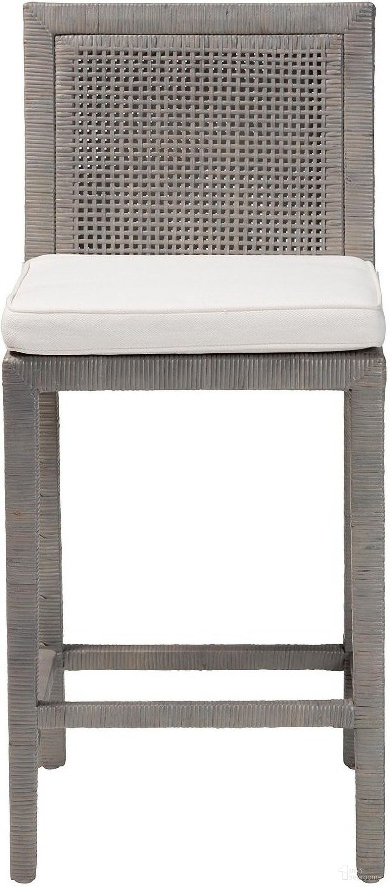 The appearance of Sofia Natural Rattan Counter Stool In French Grey designed by Baxton Studio in the bohemian interior design. This french grey piece of furniture was selected by 1StopBedrooms from Sofia Collection to add a touch of cosiness and style into your home. Sku: Sofia-French Grey-CS. Material: Natural Rattan.