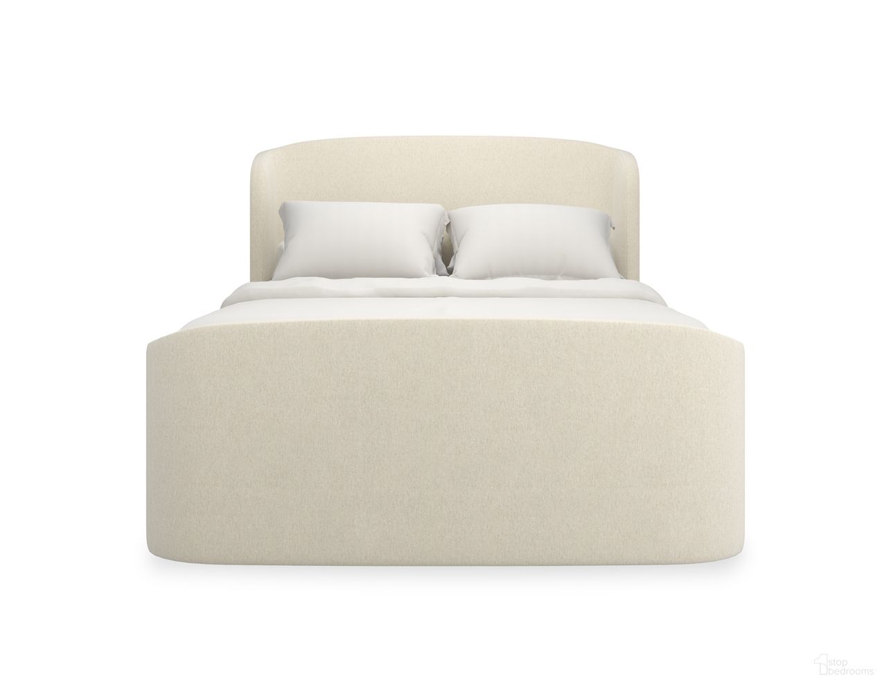 Soft Embrace Queen Upholstered Bed In Ivory
