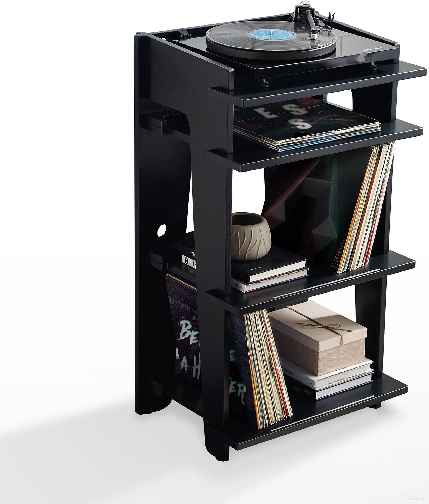 Soho Record Player Stand In Black