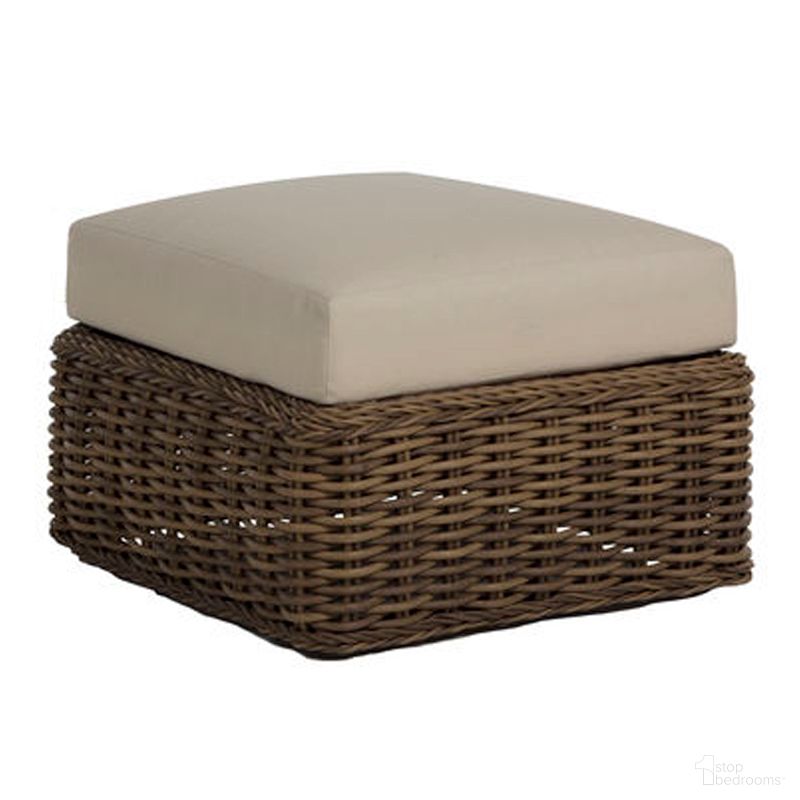 The appearance of Soho Woven Ottoman In Bali Pearl designed by Summer Classics in the transitional interior design. This bali pearl piece of furniture was selected by 1StopBedrooms from Soho Collection to add a touch of cosiness and style into your home. Sku: 341283+C821H4219N. Material: Wicker.