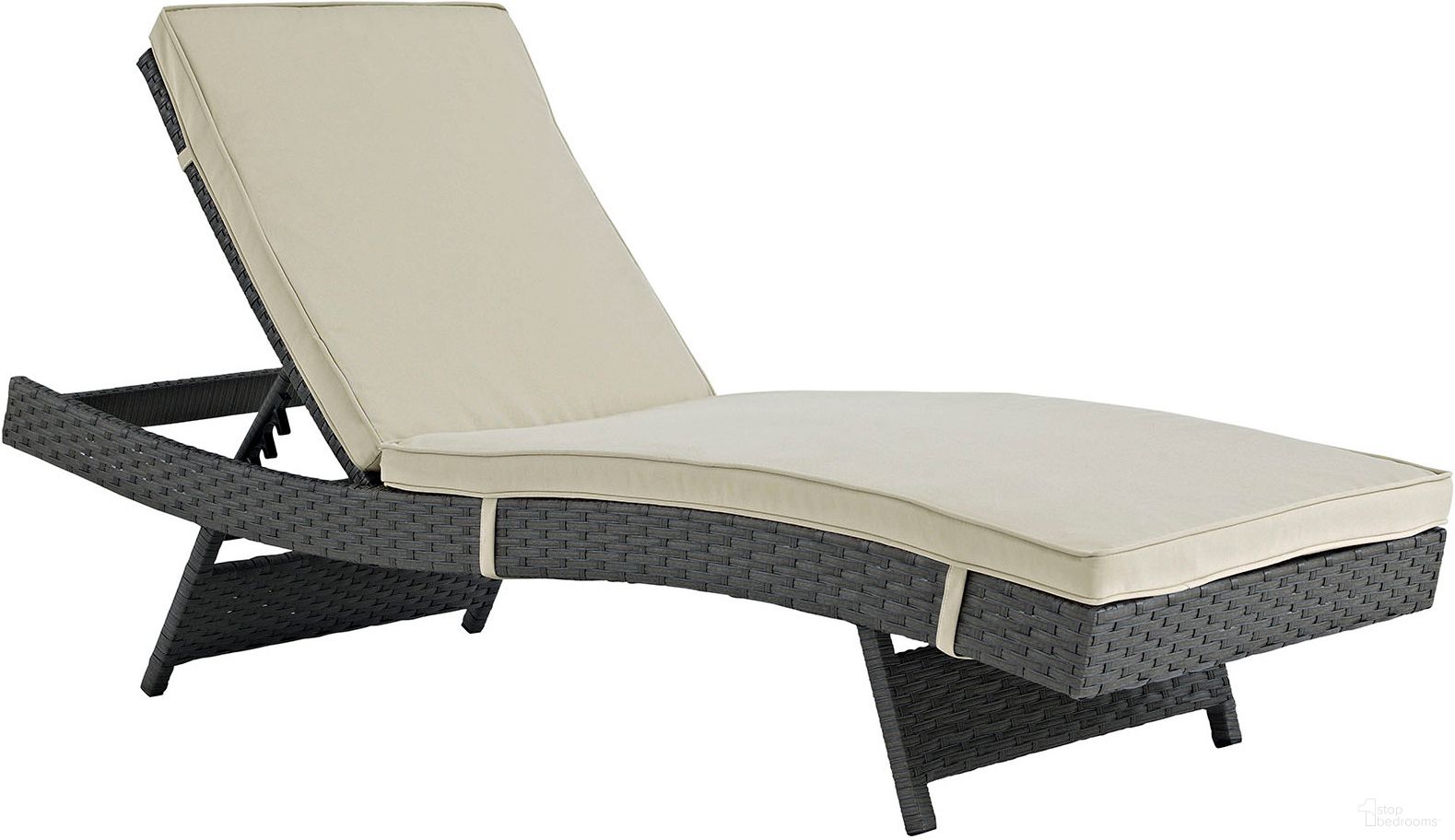 The appearance of Sojourn Antique Canvas Beige Outdoor Patio Sunbrella Chaise designed by Modway in the modern / contemporary interior design. This antique canvas beige piece of furniture was selected by 1StopBedrooms from Sojourn Collection to add a touch of cosiness and style into your home. Sku: EEI-1985-CHC-BEI. Material: Polyester.