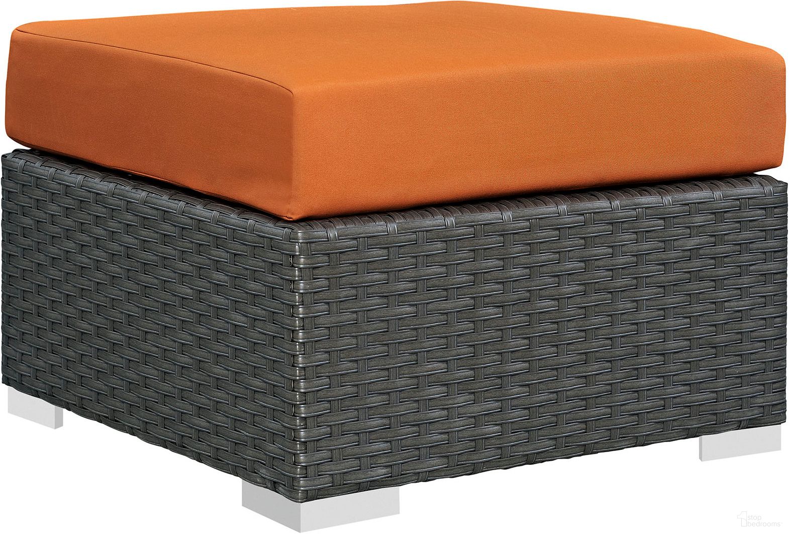 Sojourn Canvas Tuscan Outdoor Patio Sunbrella Ottoman