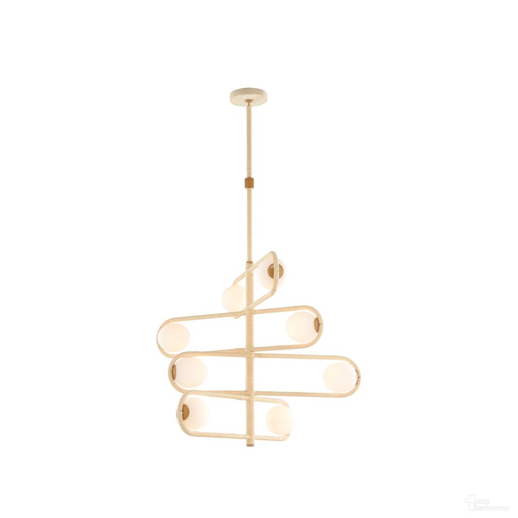 The appearance of Sol Chandelier 4 Tier In Brown designed by Wildwood in the modern / contemporary interior design. This brown piece of furniture  was selected by 1StopBedrooms from Wildwood Collection to add a touch of cosiness and style into your home. Sku: 67482. Material: Rattan.