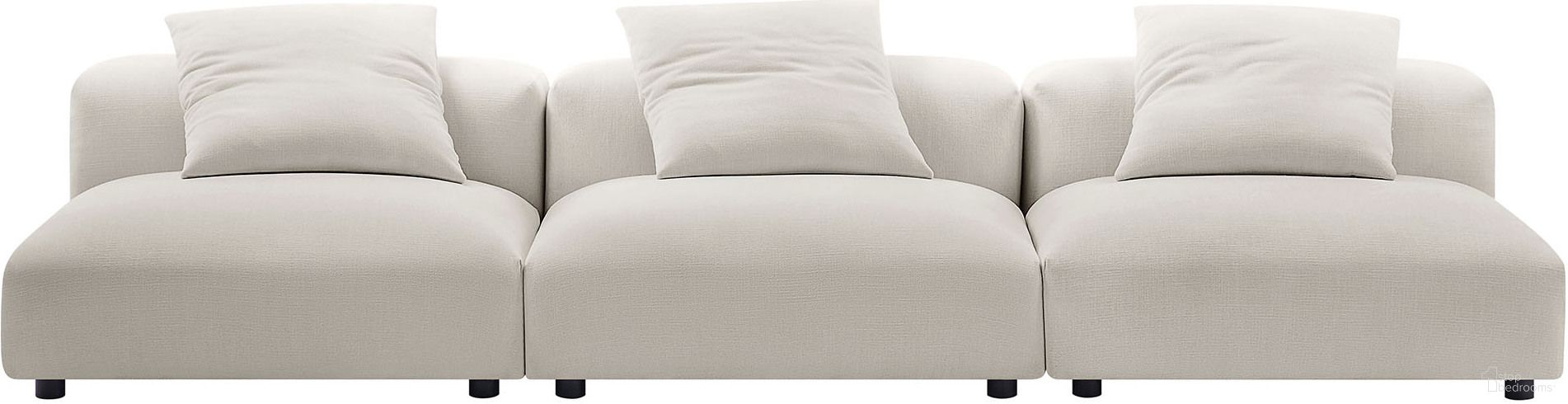 The appearance of Solace 3-Piece Modular Upholstered Fabric Sofa In Salt designed by Modway in the modern / contemporary interior design. This salt piece of furniture was selected by 1StopBedrooms from Solace Collection to add a touch of cosiness and style into your home. Sku: EEI-6885-SAL;EEI-6885-SAL;EEI-6885-SAL. Material: Fabric.
